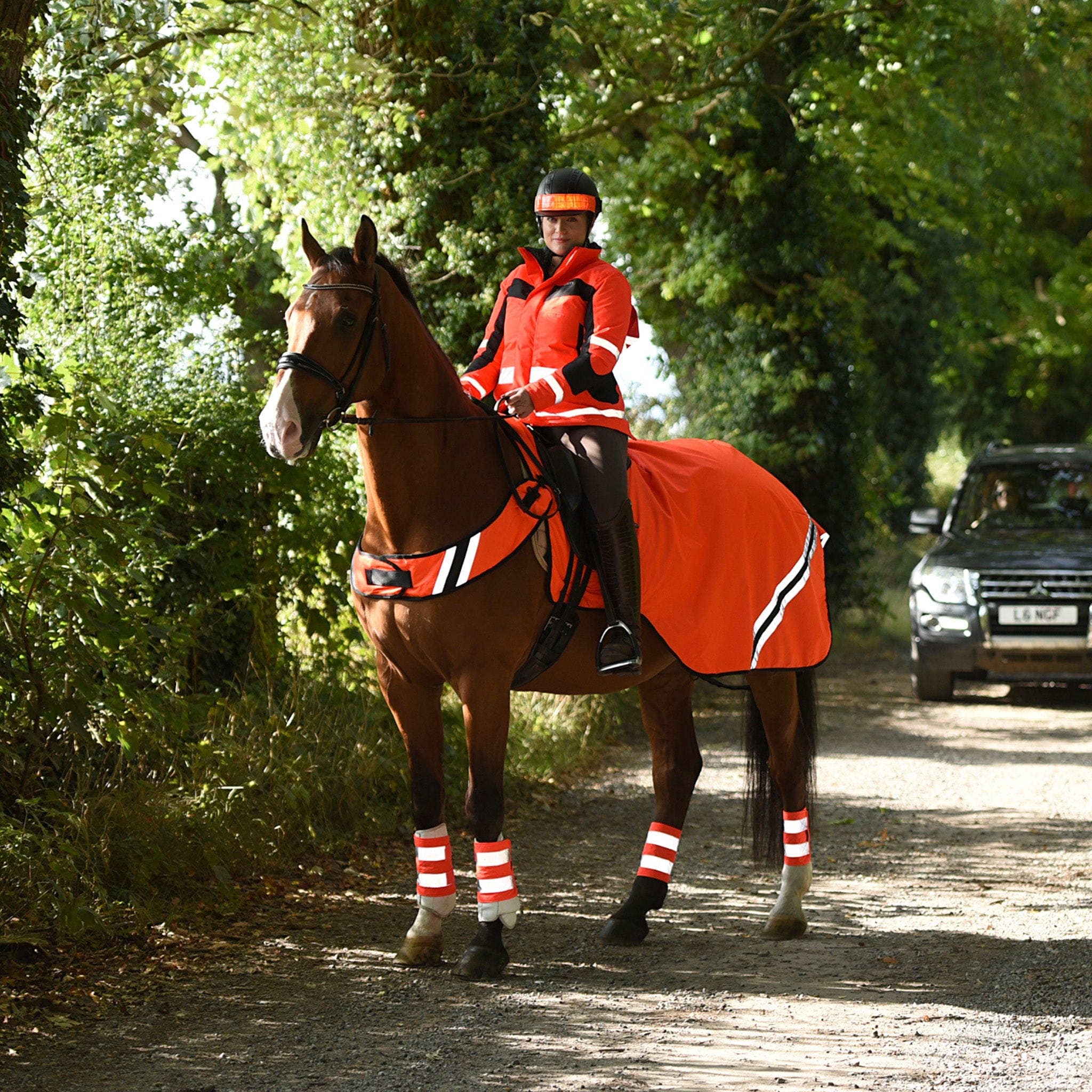 Equisafety Hi Viz Winter Wrap Around Sheet