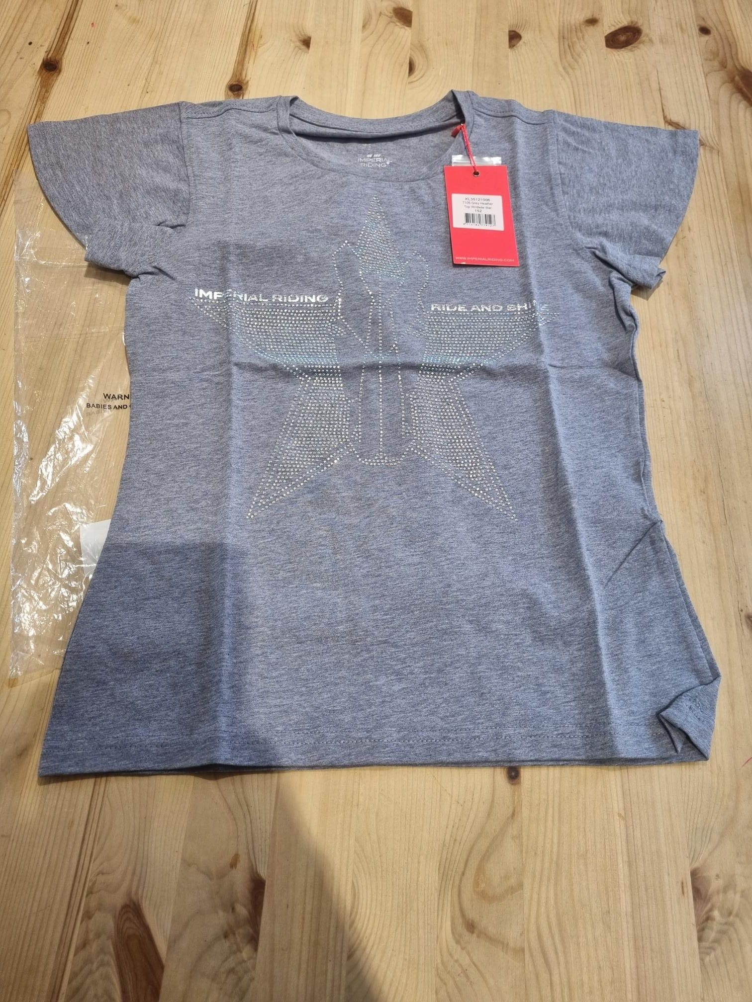 Imperial Riding Belle Star Short Sleeve T-Shirt Size 152 Small