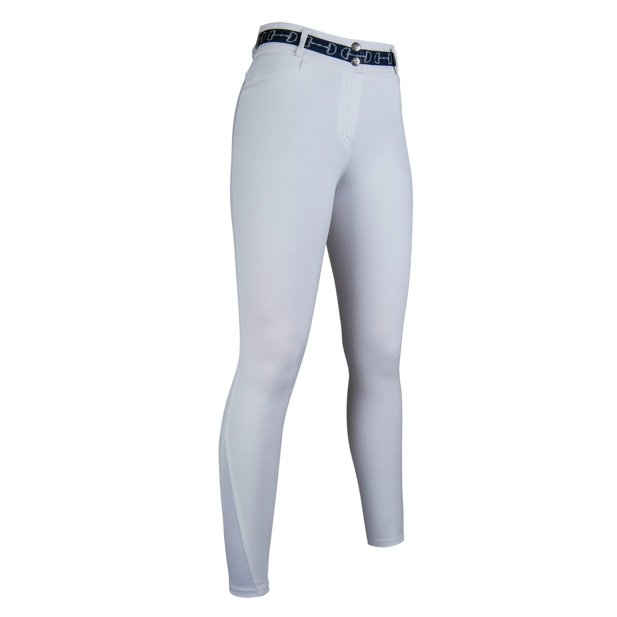 HKM Monaco Style Competition Silicone Full Seat Breeches 1174 Front View