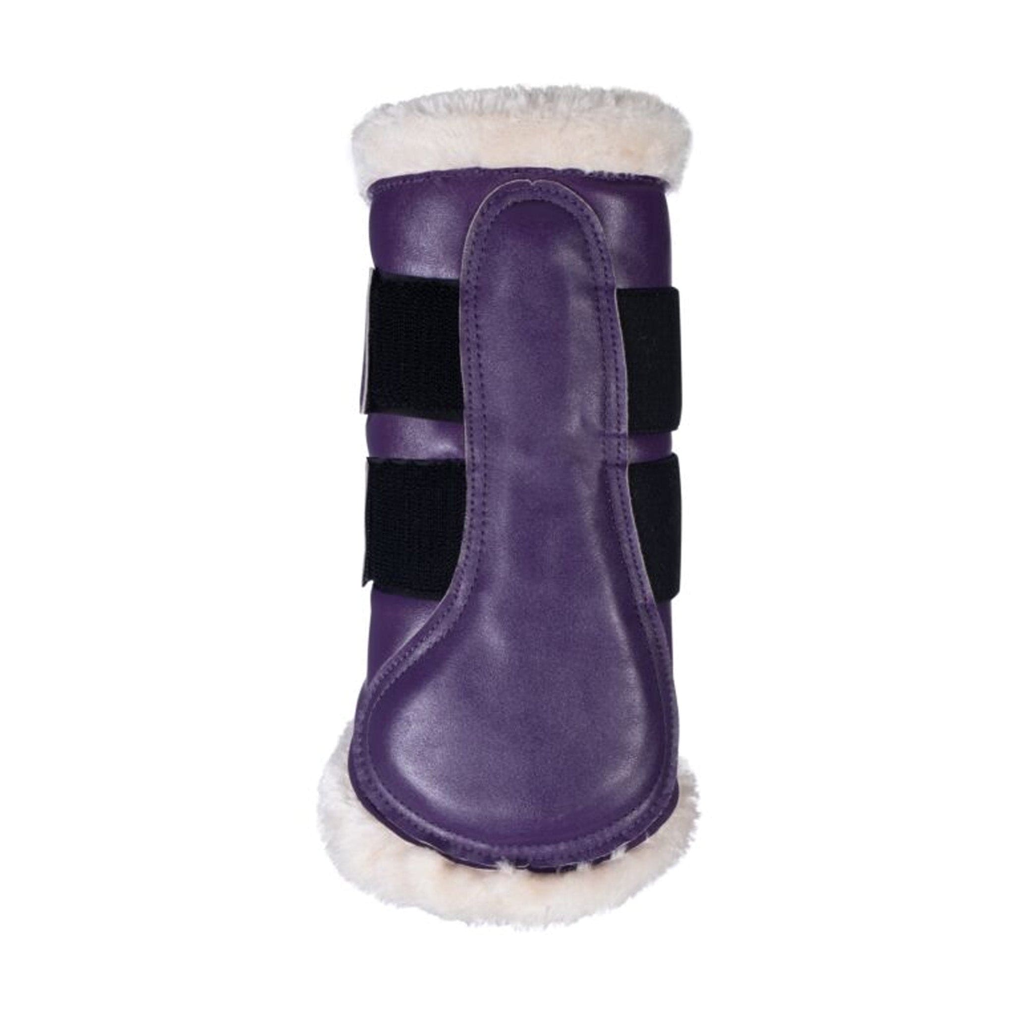 Hkm Premium Comfort Brushing Boots - Full (L) · Dark Lilac