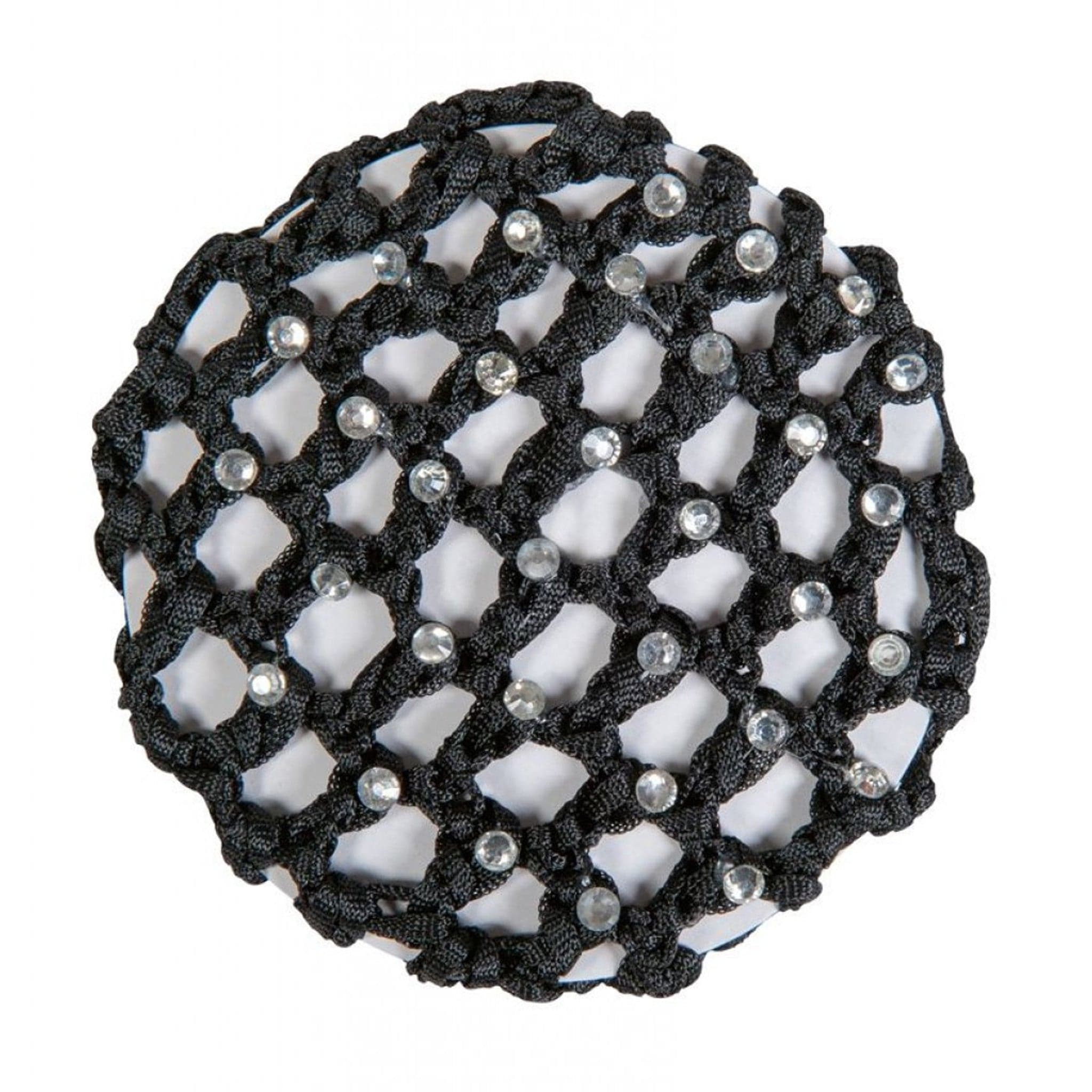 HKM Hair Net With Glitter Stones 11396 Black