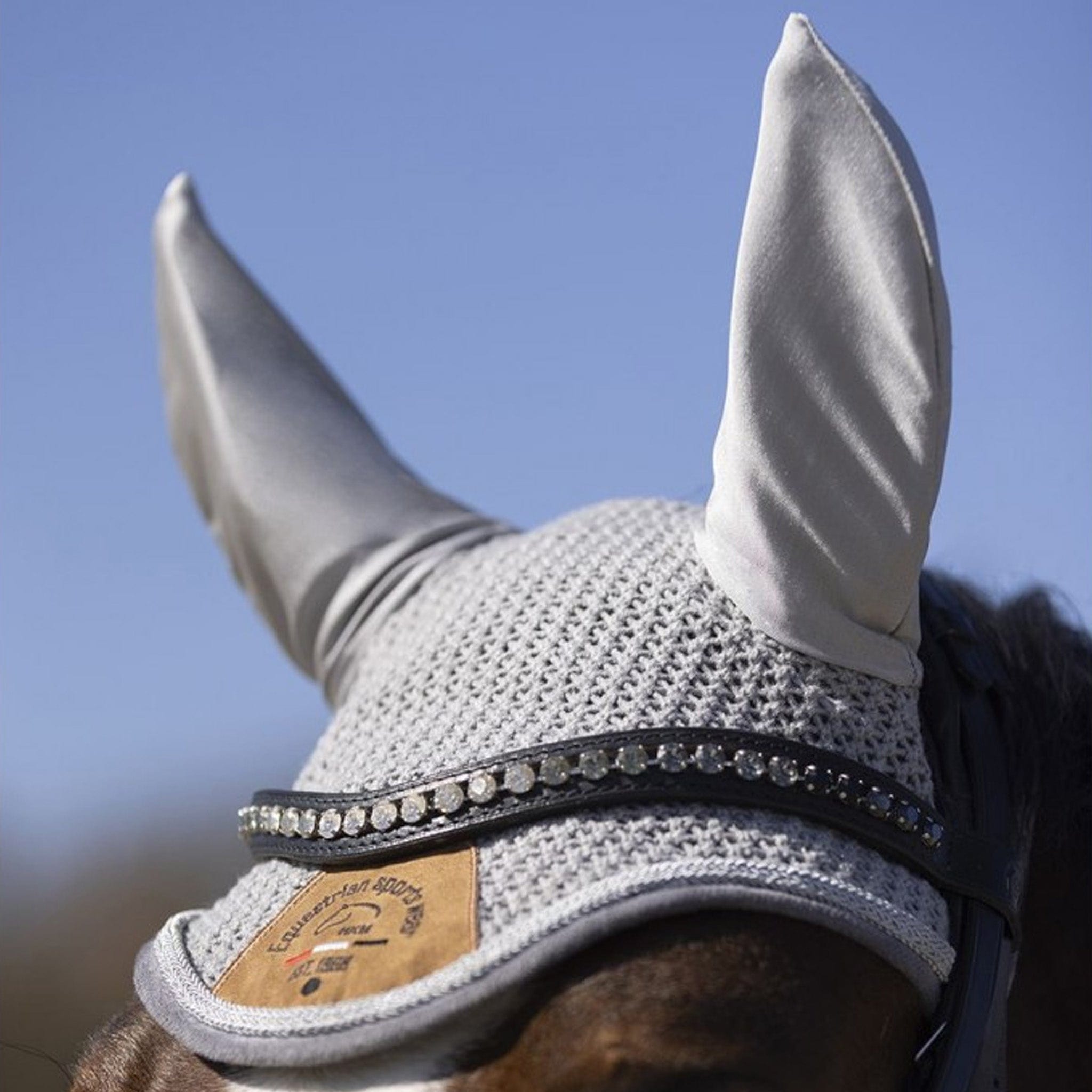 HKM Natura Ear Bonnet Pony · Navy