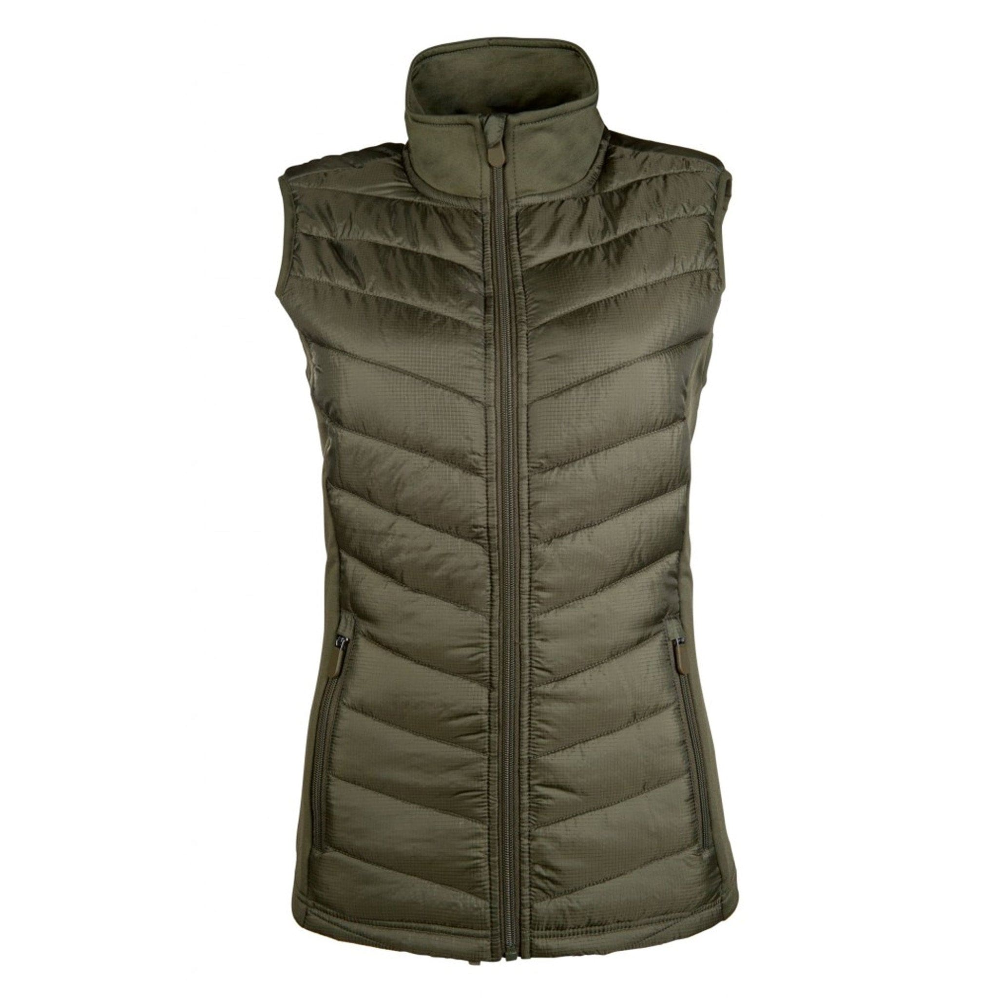 HKM Children's Style Basel Gilet 11369 Olive Green Front View