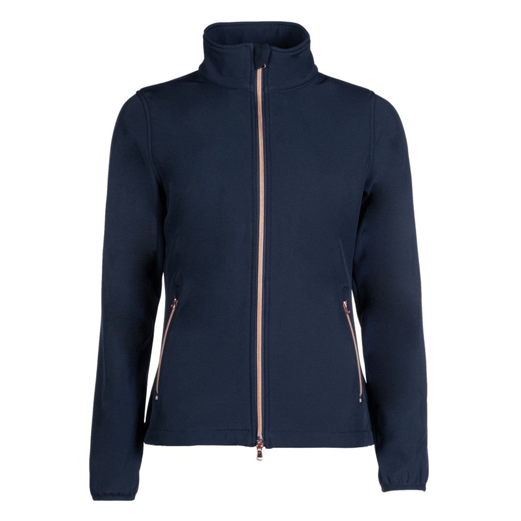 HKM Lily Softshell Jacket 13249 Navy Front View