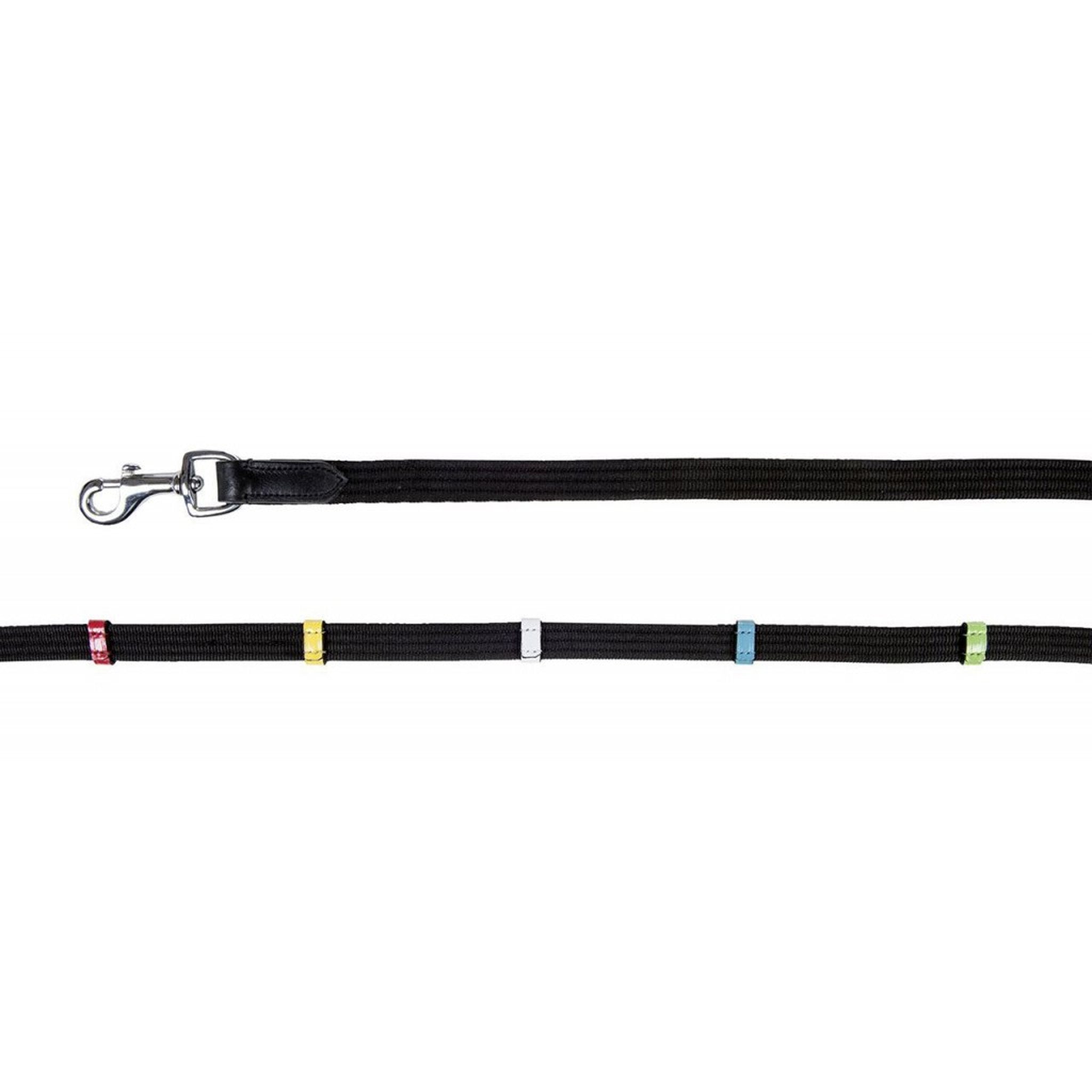 HKM Web Reins with Coloured Loops 11004
