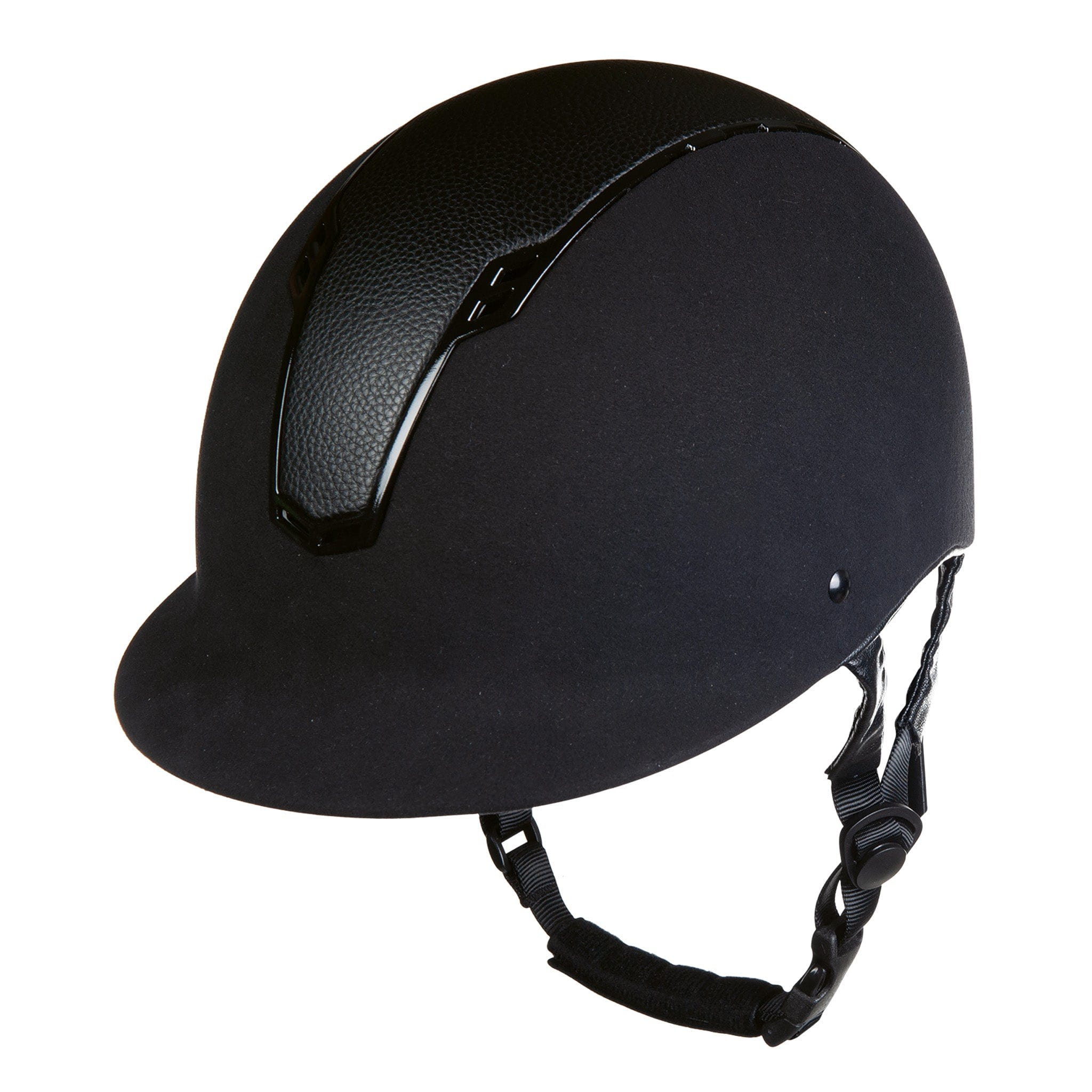 HKM Style Wien Riding Hat 12582 Black Front View