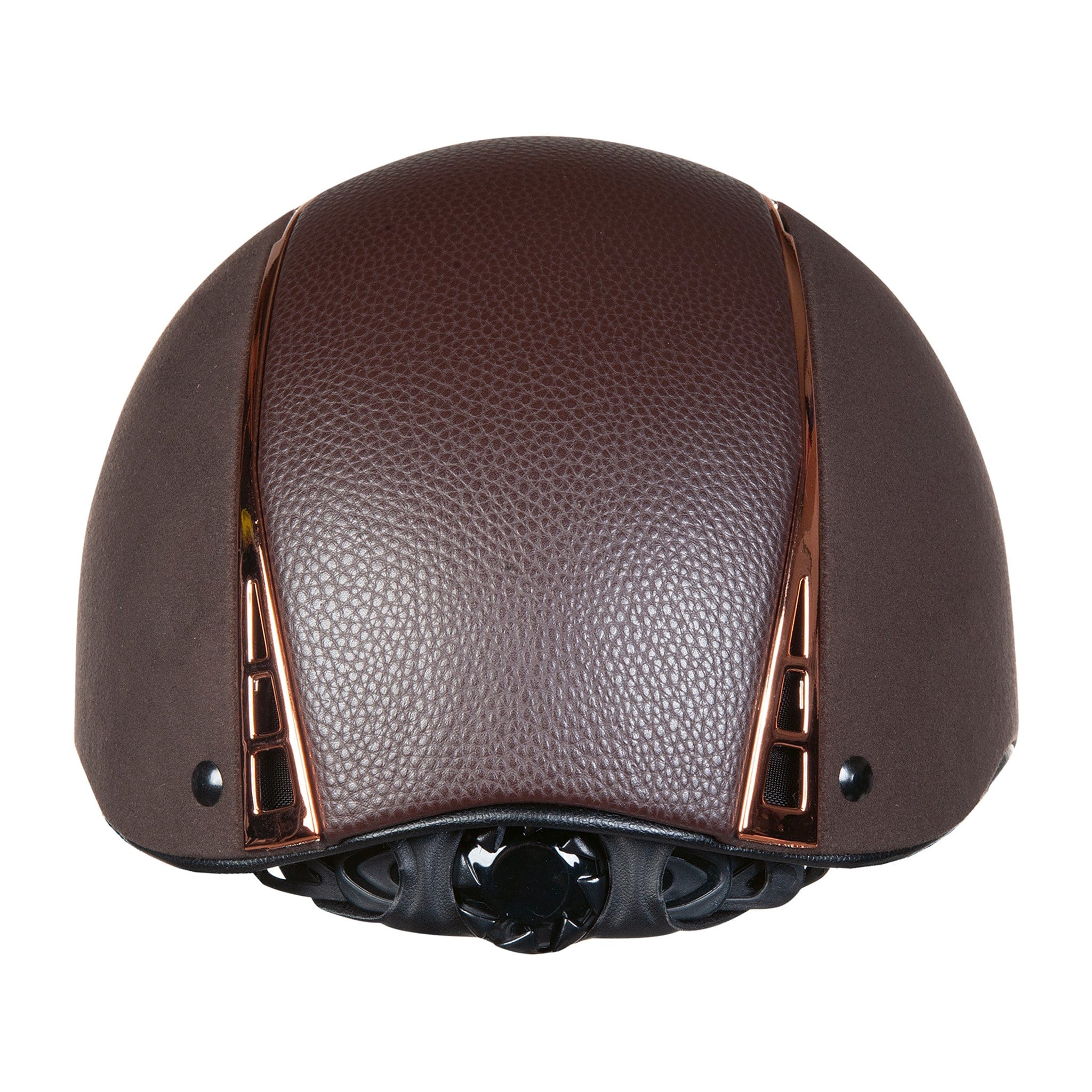 HKM Style Wien Riding Hat 12582 Brown Back View