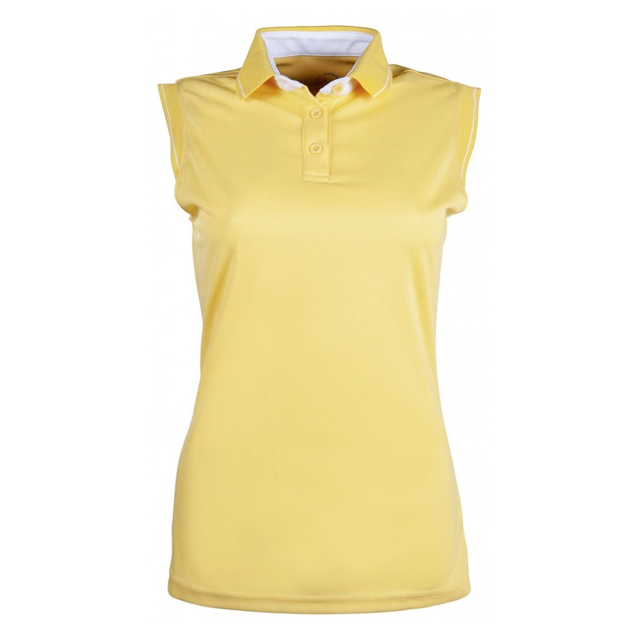 Hkm Classico Sleeveless Polo Shirt - UK 18 (XXL) · Yellow