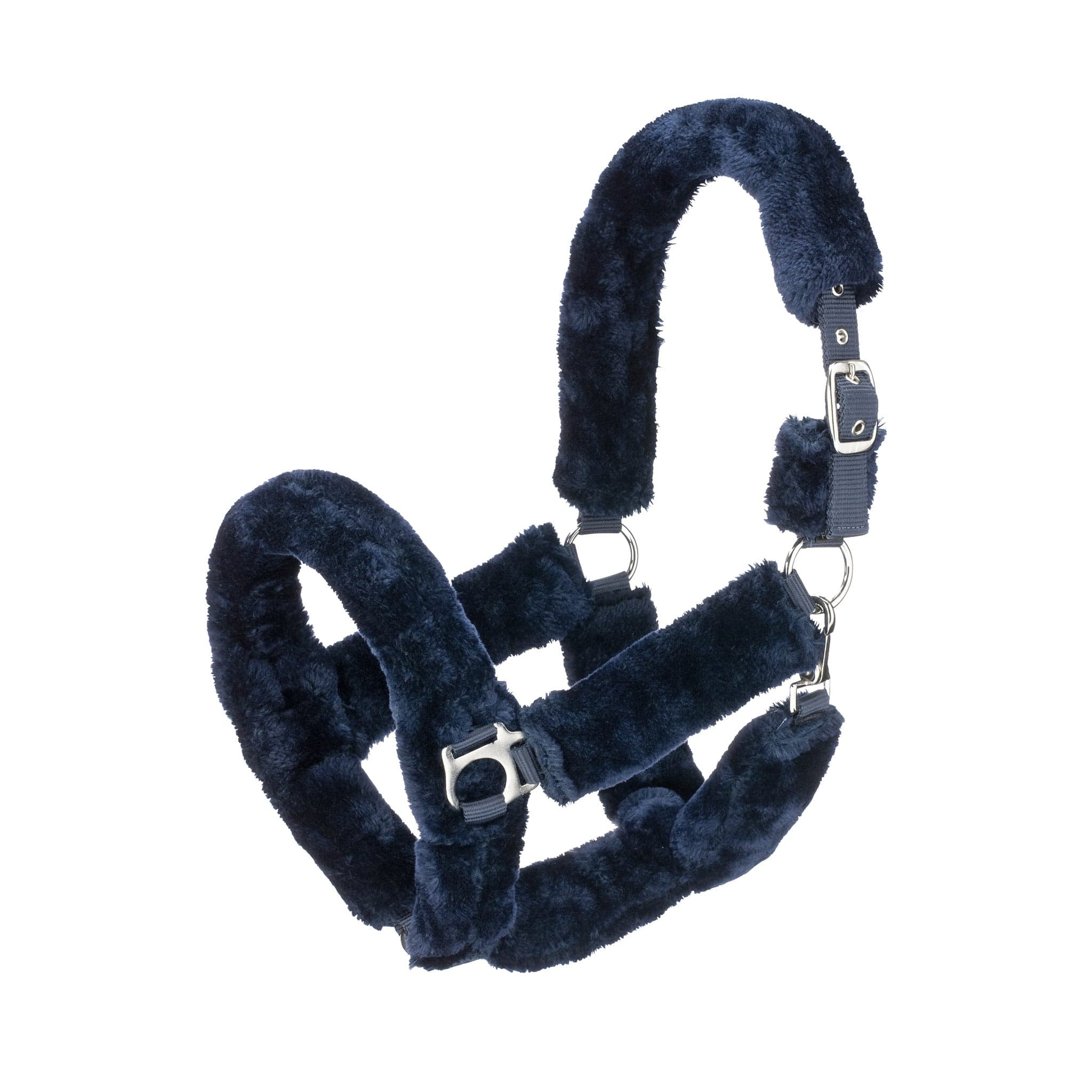 Hy Equestrian Fab Fleece Headcollar - Pony · Navy