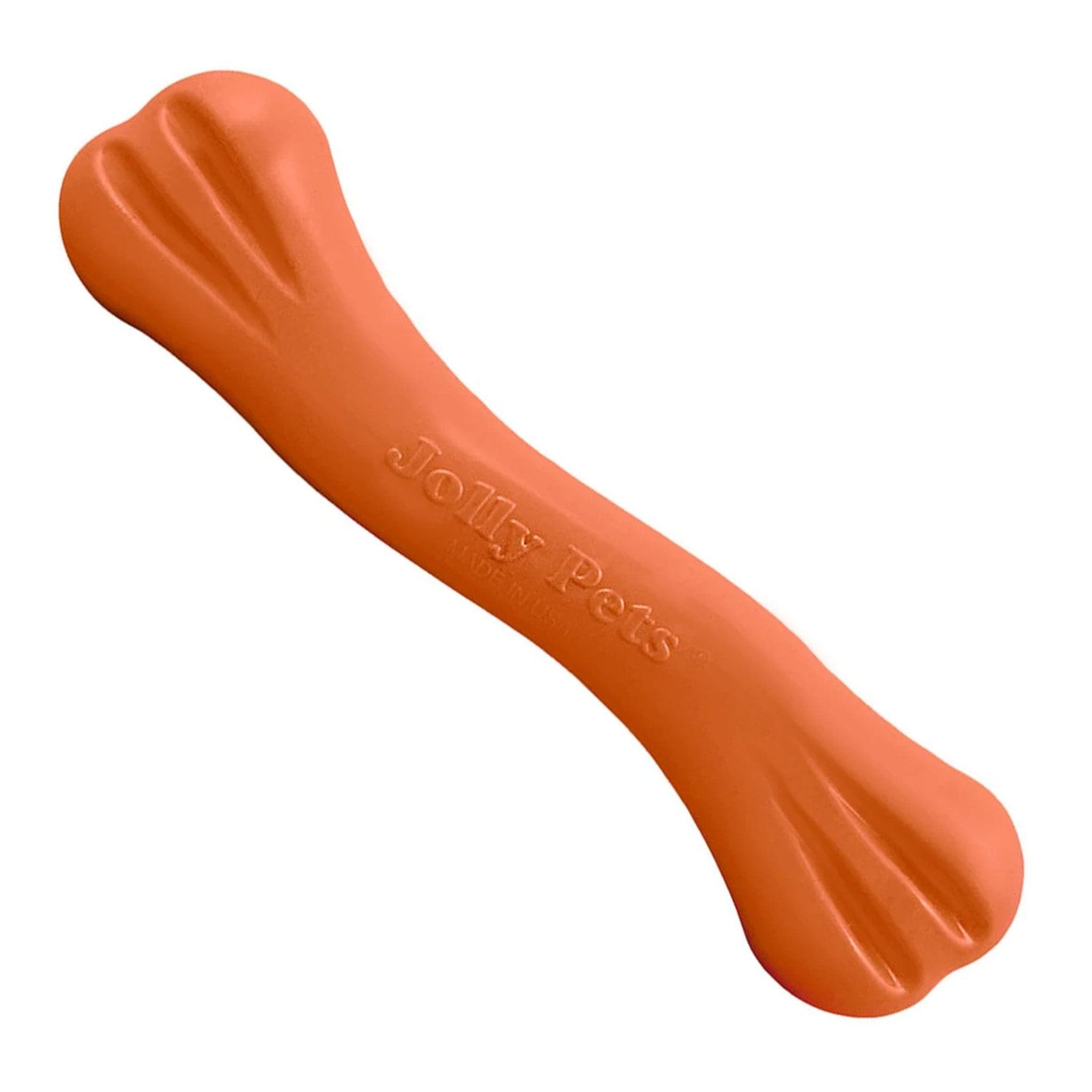 Jolly Pets Flex-N-Chew Jolly Bone Dog Toy - Large (Orange)