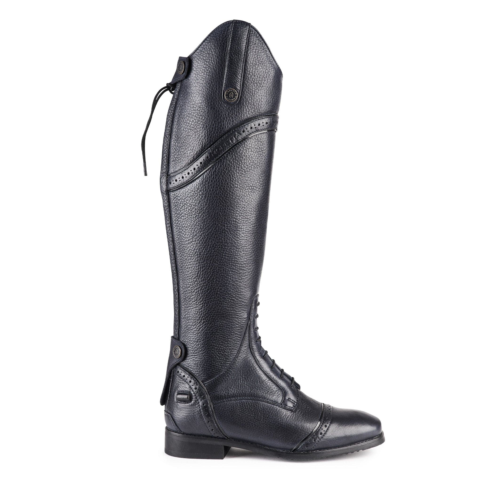 Moretta Constantina Riding Boots Navy 9744 Outer Side