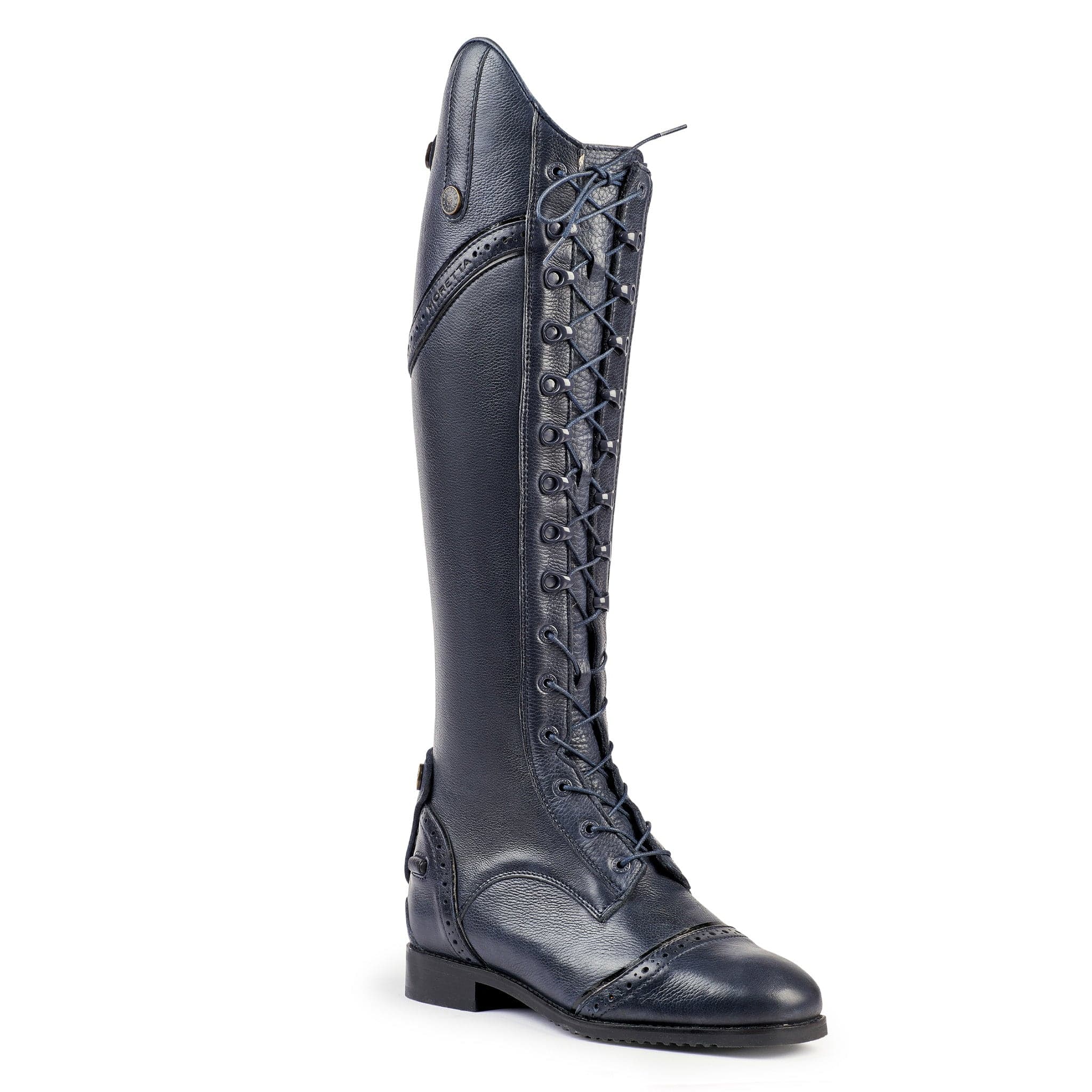 Moretta Maddalena Riding Boots Navy
