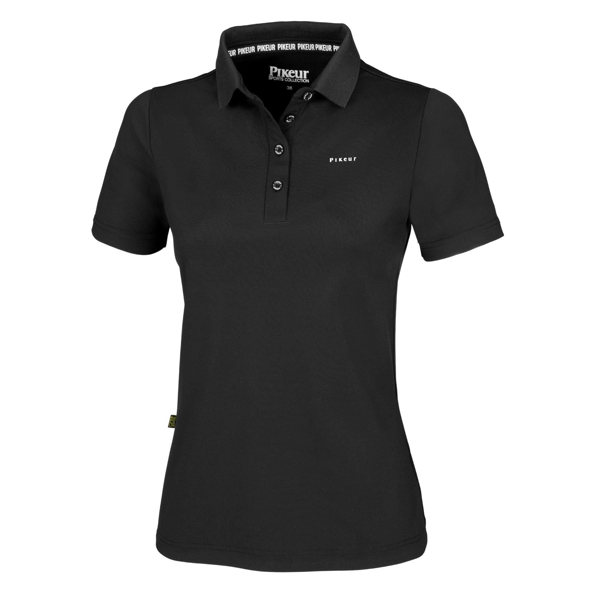 Pikeur Dasha Short Sleeve Polo Shirt Black 120500