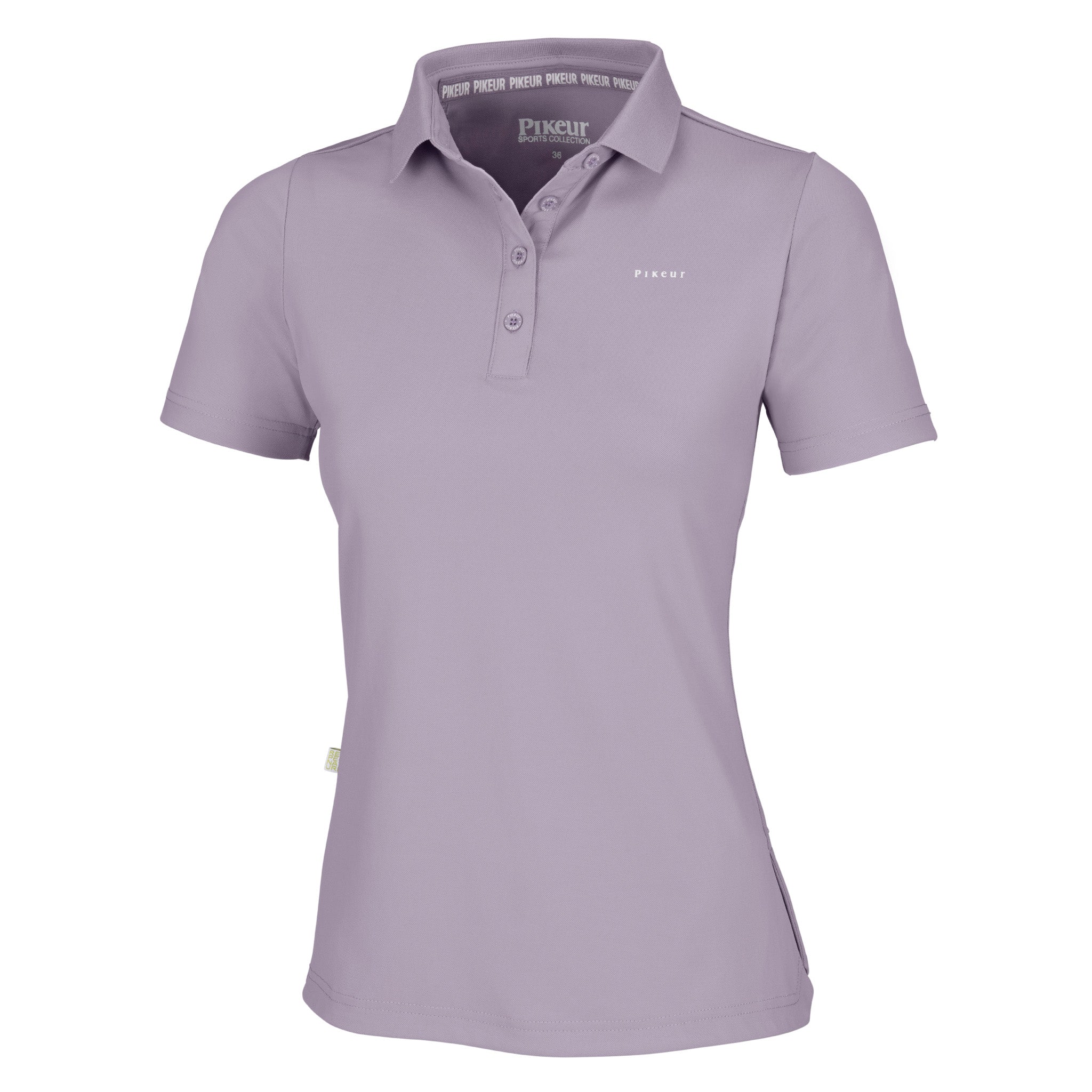 Pikeur Dasha Short Sleeve Polo Shirt Silk Purple 120500