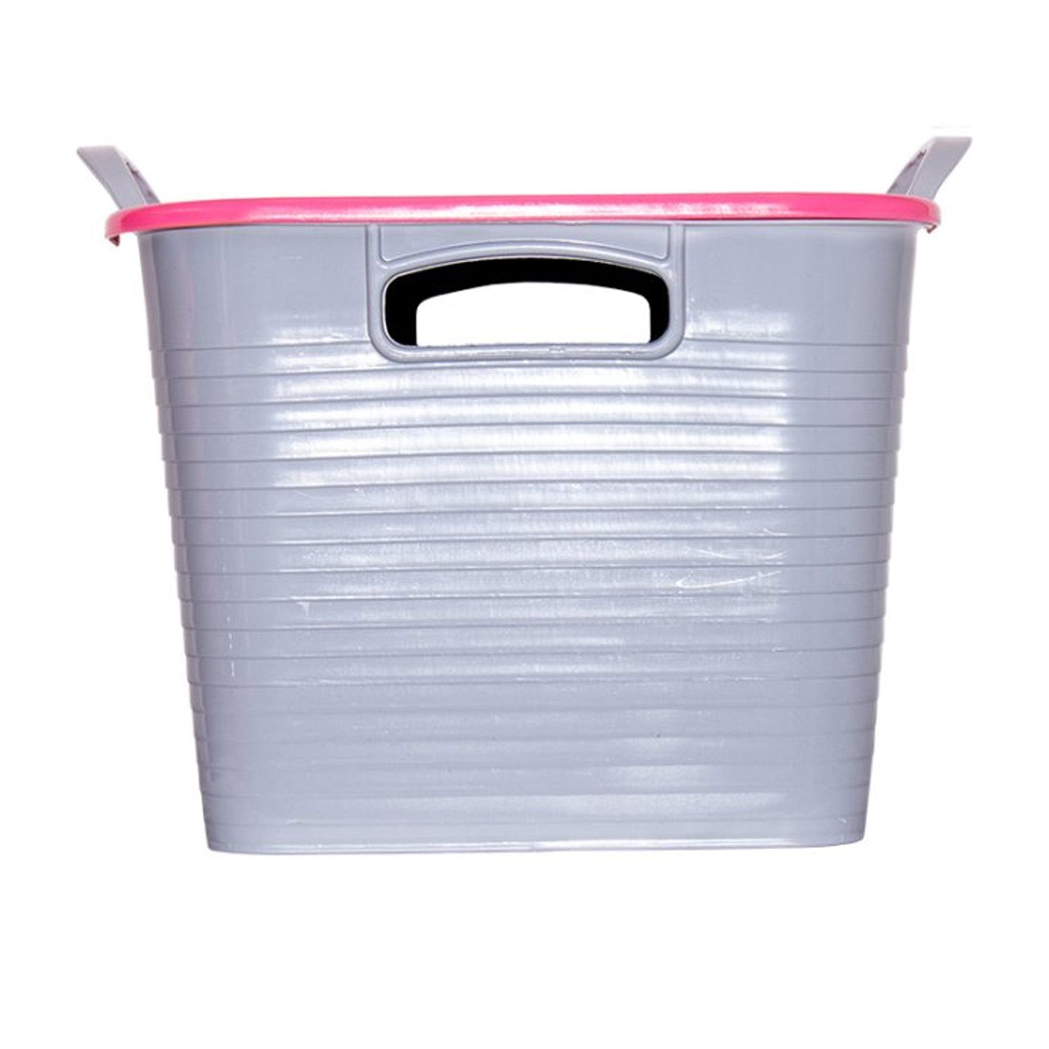 Red Gorilla Tub Stack N Store Storage Boxes - Pink