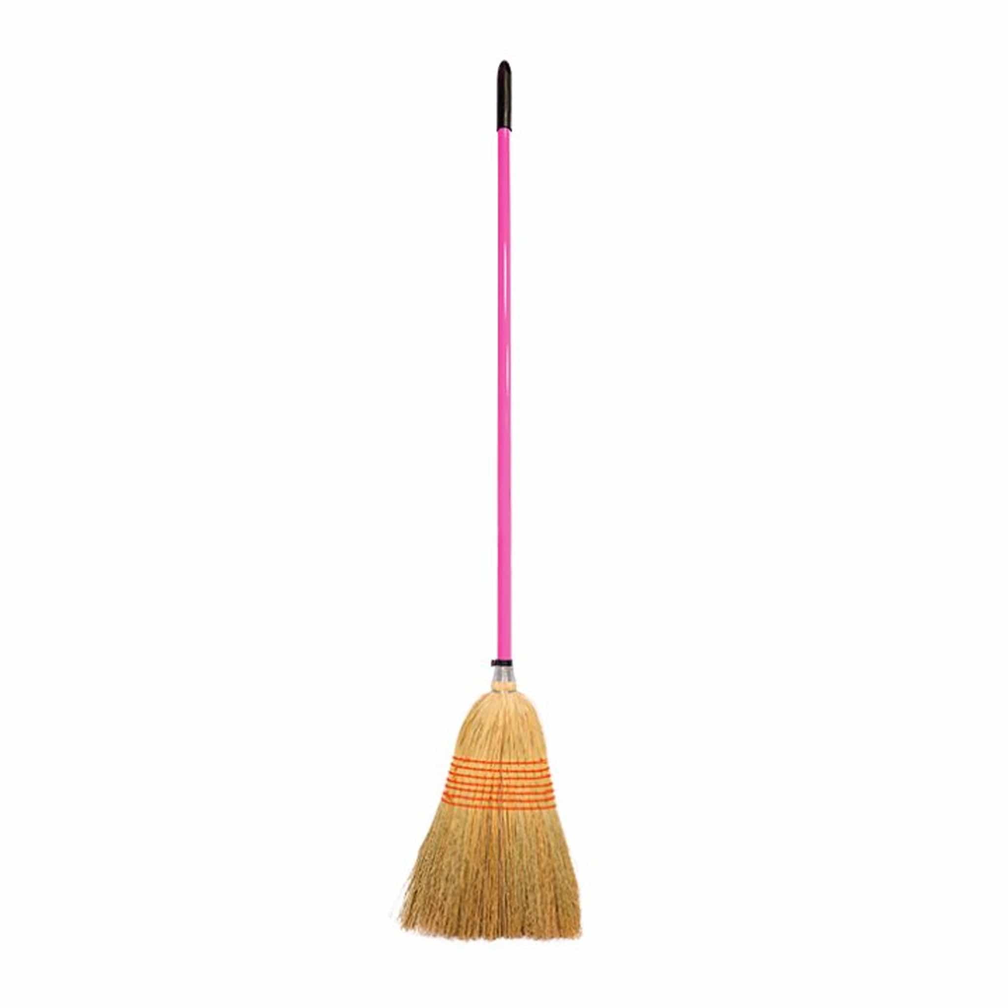 Red Gorilla Mega Corn Broom - Pink