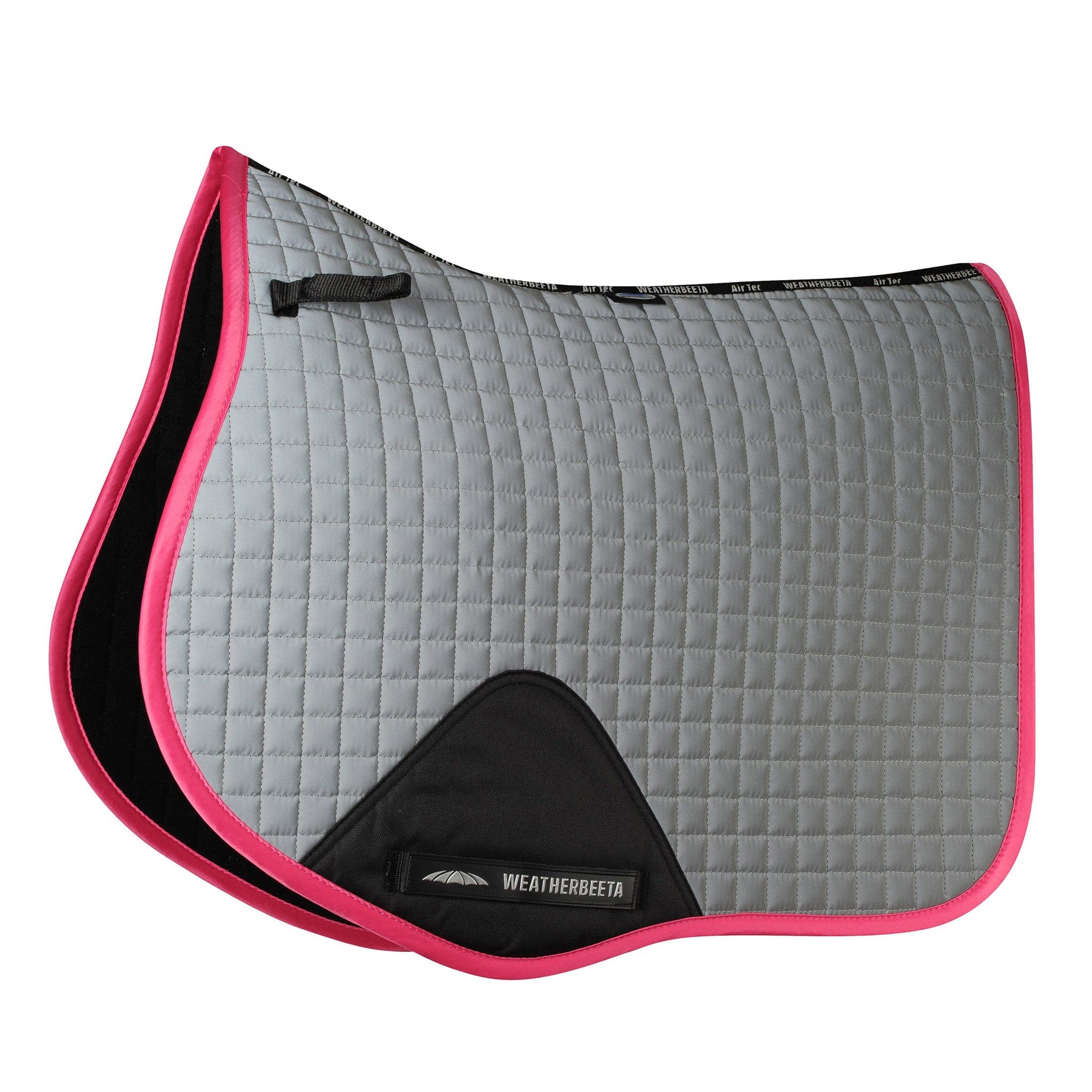 Weatherbeeta Prime Hi Viz Reflective Gp Saddle Pad - Pony · Silver and Pink