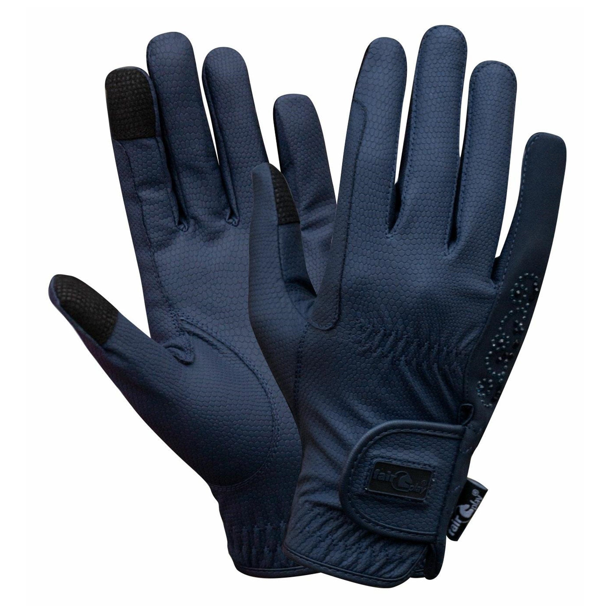 Fair Play Pammy Riding Gloves 06093 Navy Pair