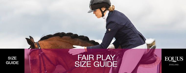 Fair Play Size Guide