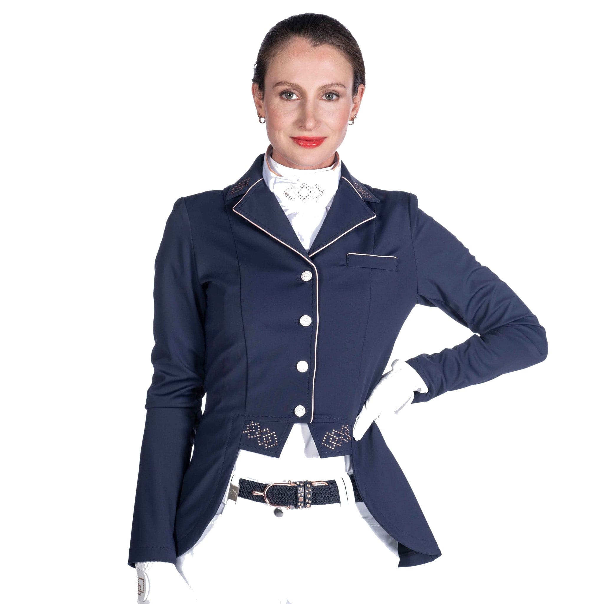 HKM Audrey Short Tailcoat Navy 13986