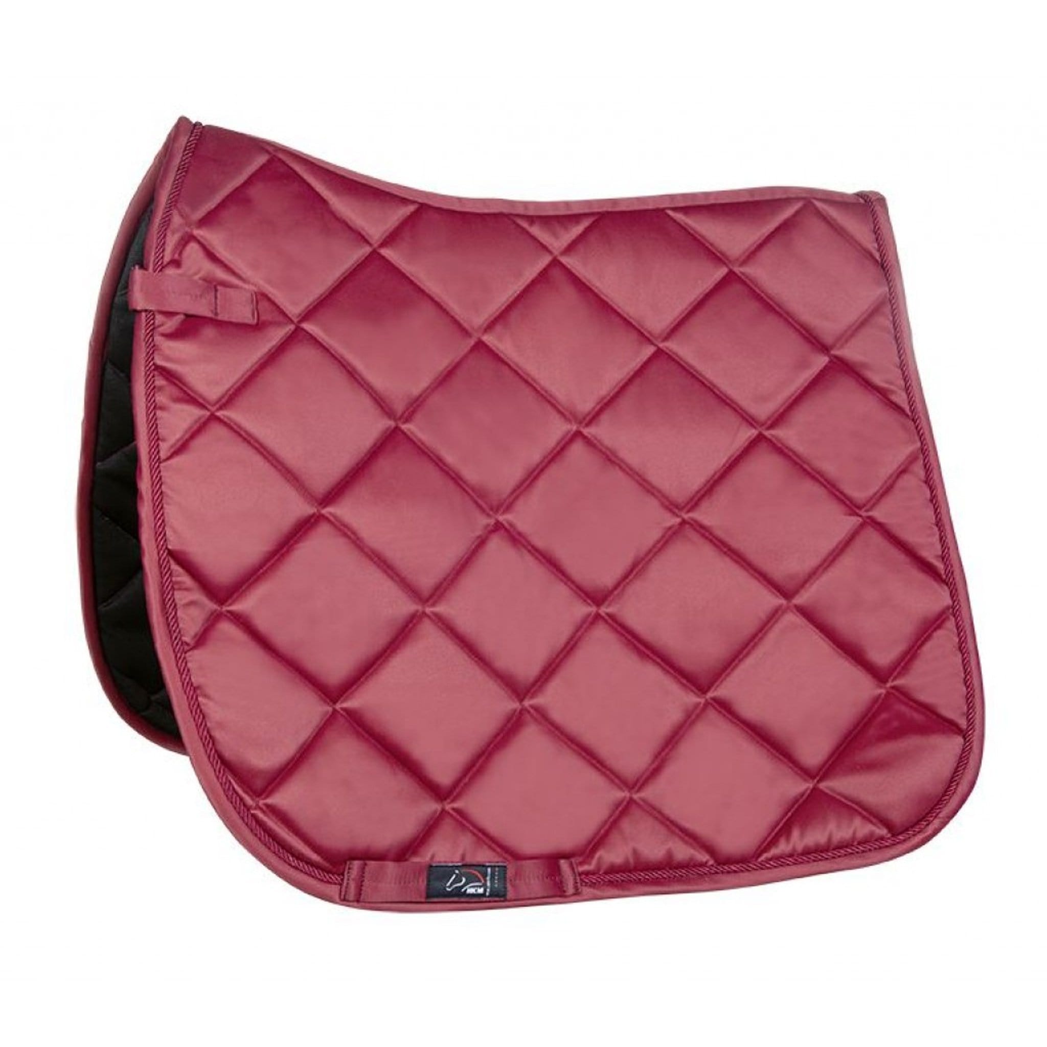HKM Bergamo Saddle Pad Burgundy Red 12545