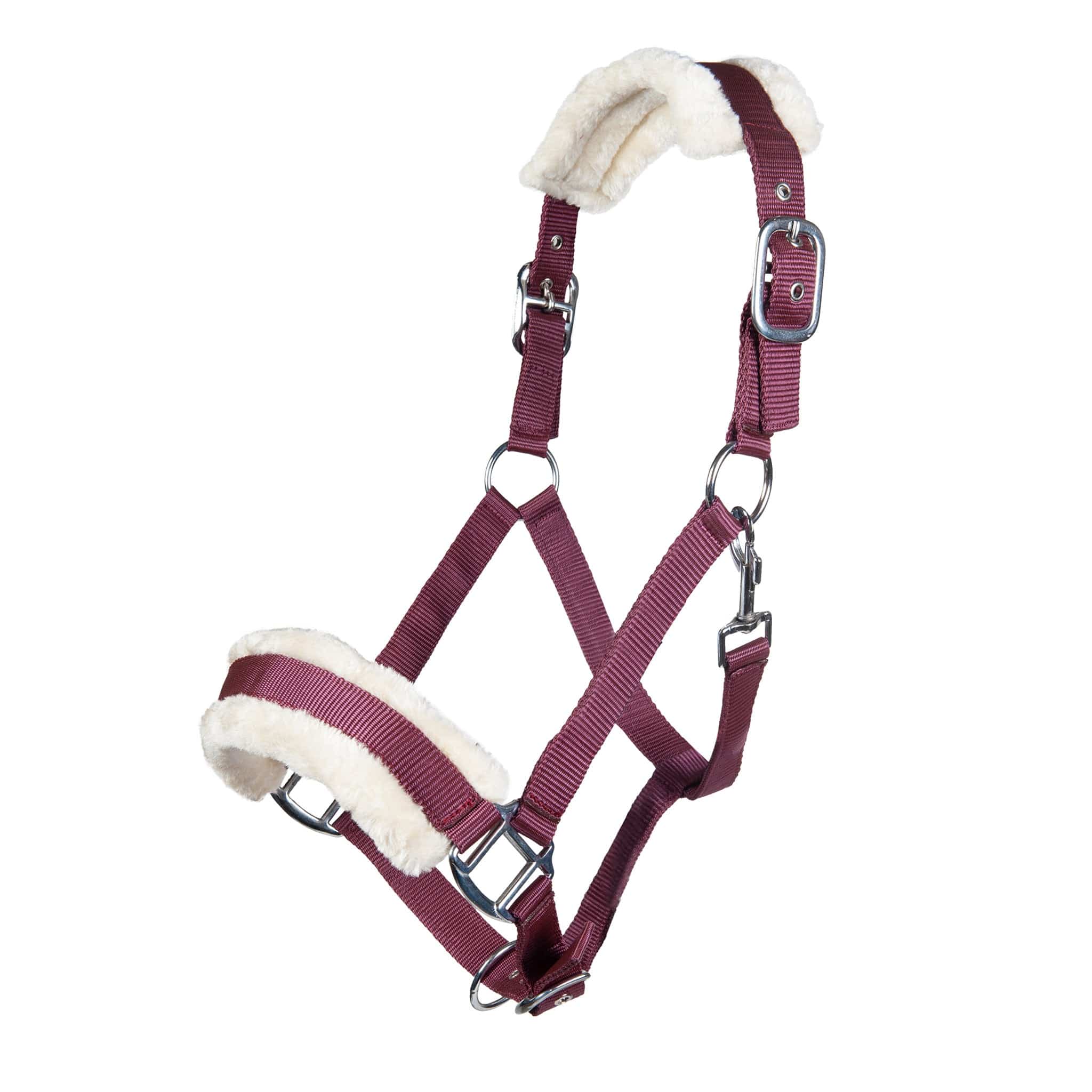 Hkm Bischofshofen Head Collar - Pony · Burgundy Red