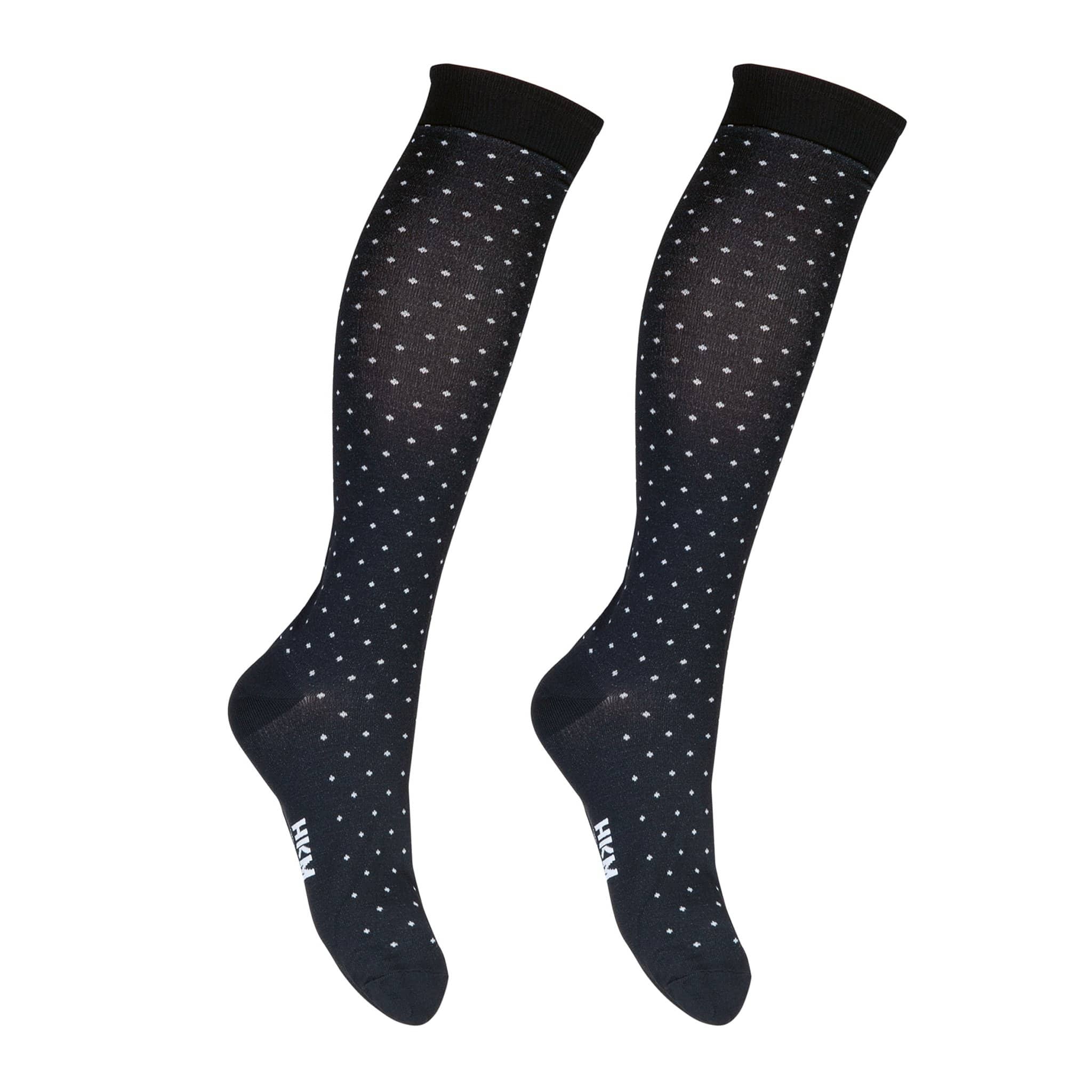 Hkm Children's Lucky Riding Socks - Black