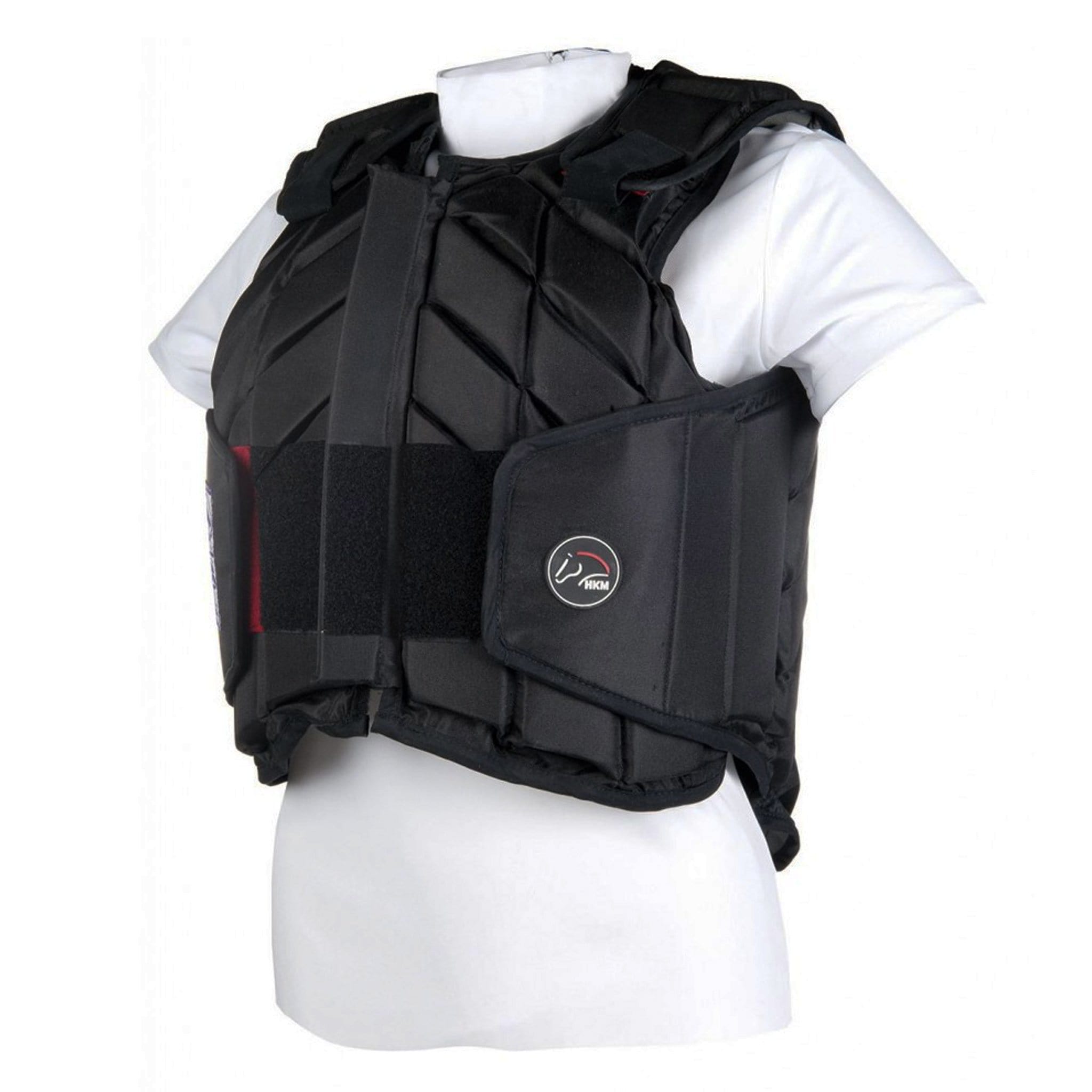HKM Easy Fit Body Protector 10783 Black Side View