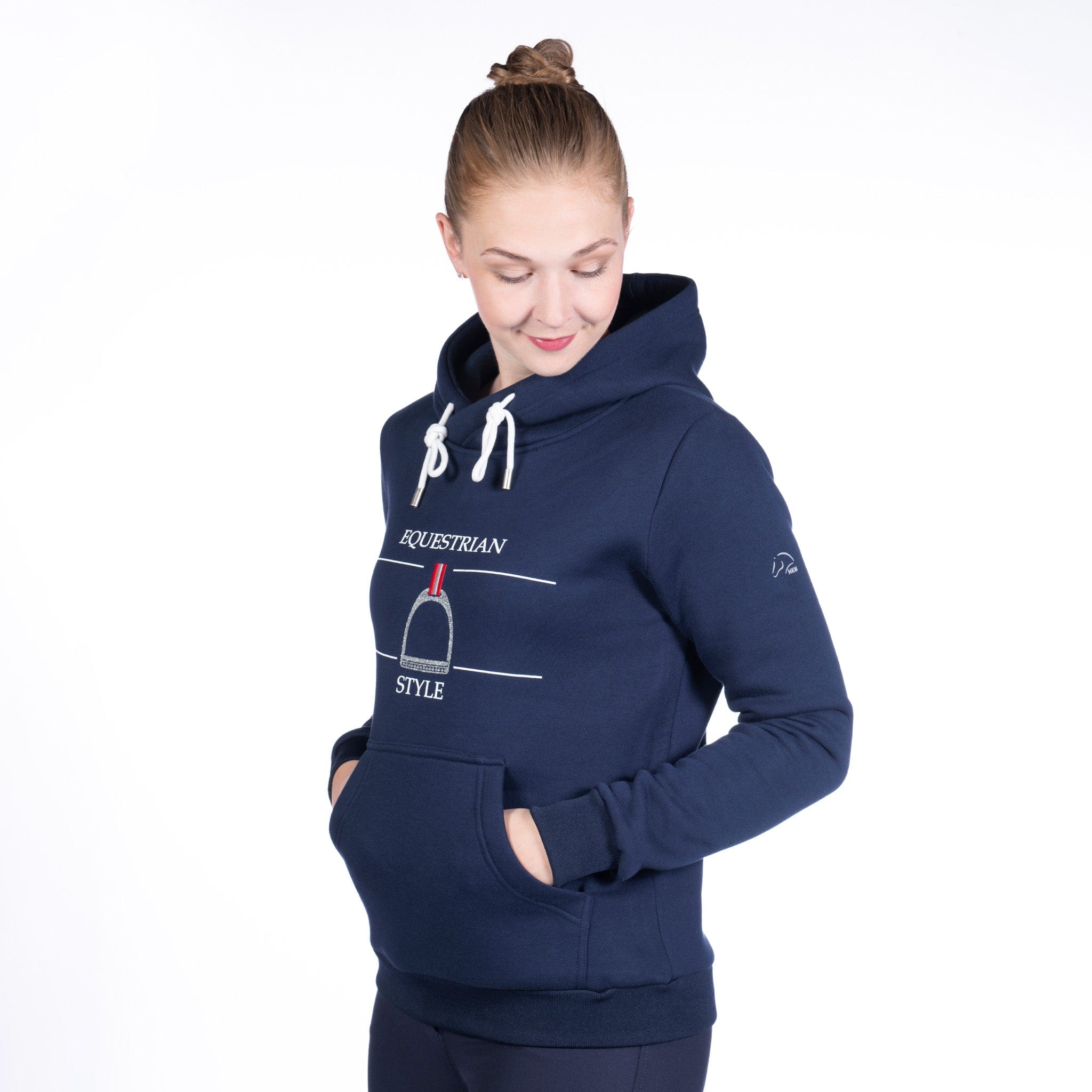 HKM Equine Sport Hoodie Navy 13297