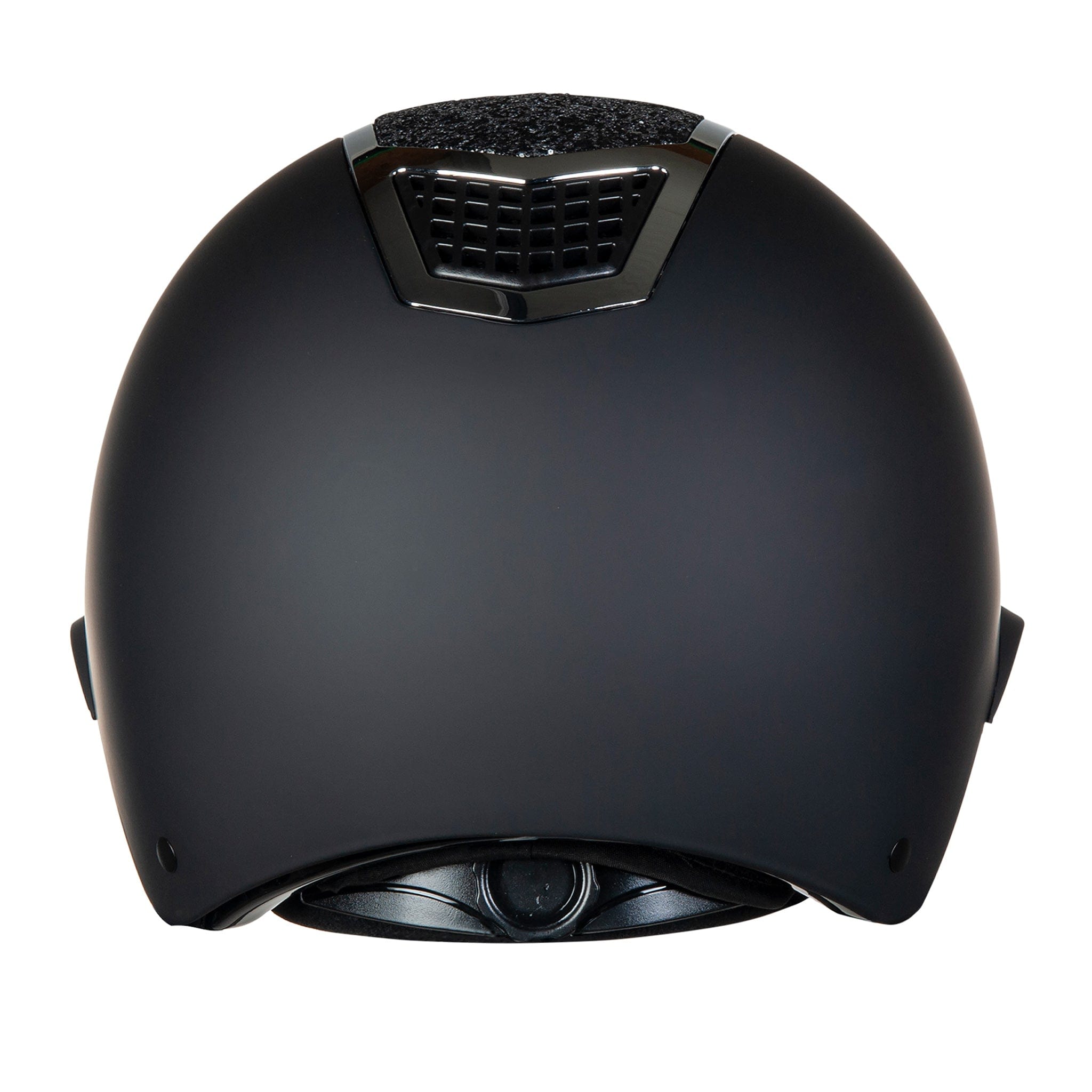 HKM Glamour Shield Riding Hat 12926 Black and Silver Back