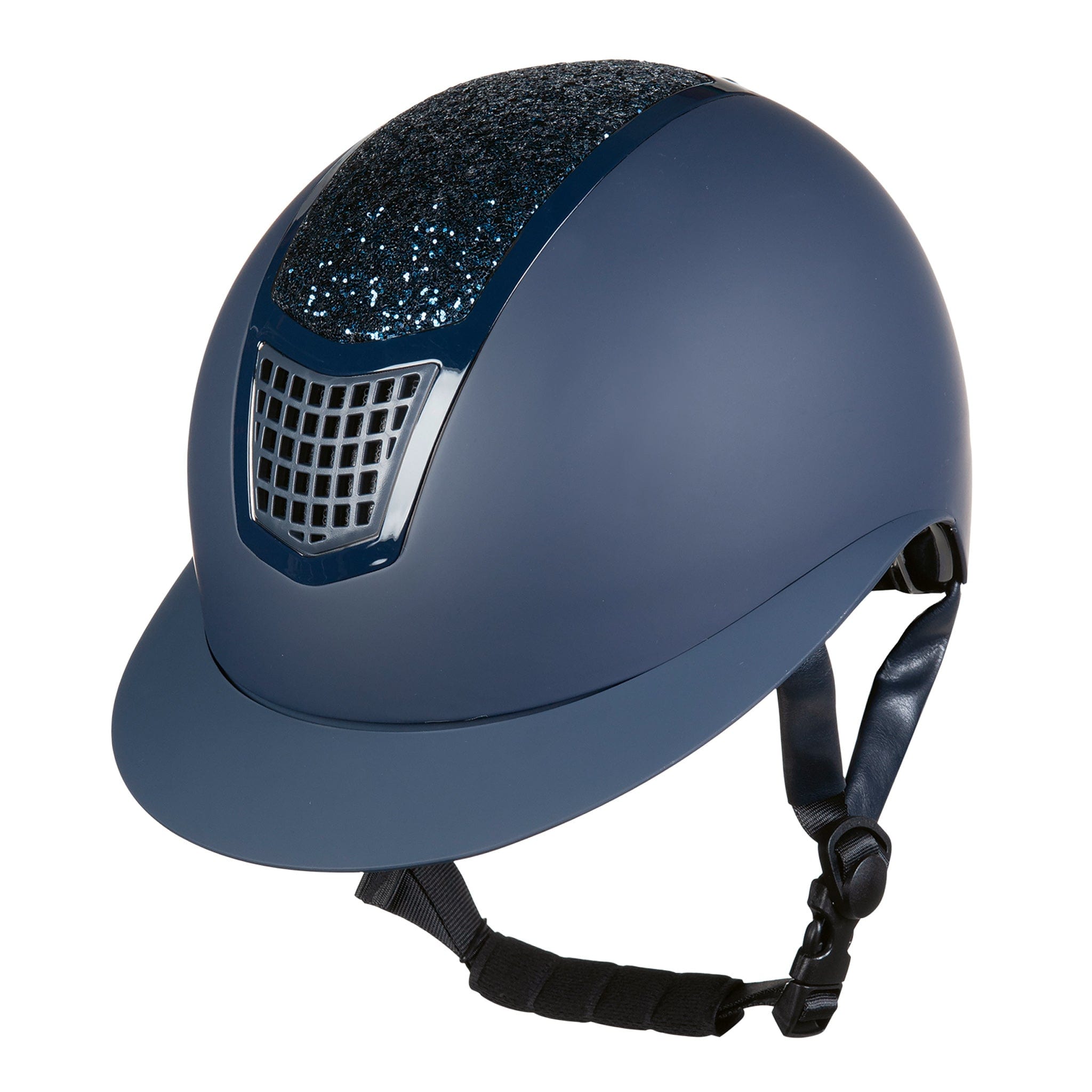 HKM Glamour Shield Riding Hat 12926 Navy and Deep Blue