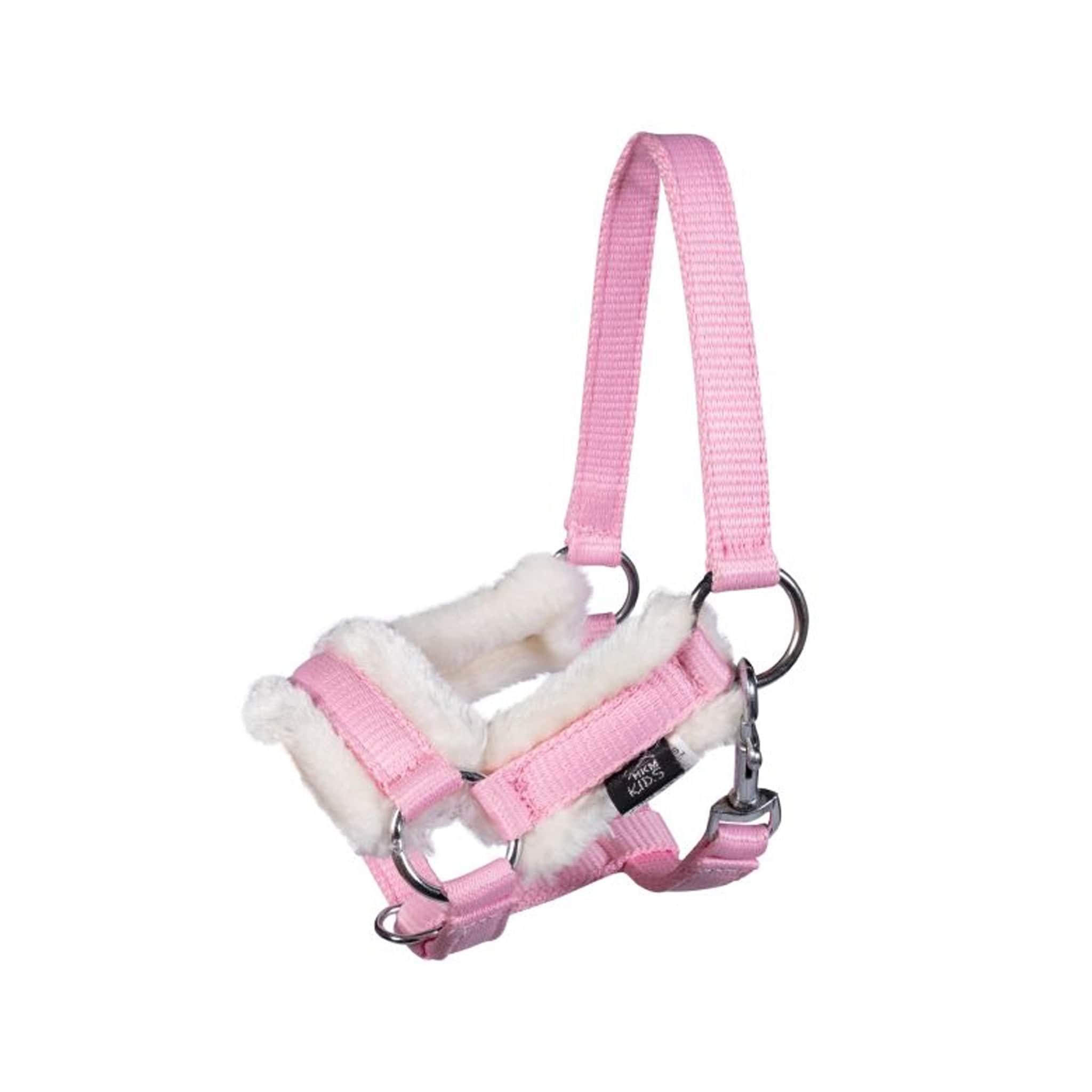 HKM Hobby Horse Headcollar and Leading Rope Pink 13851