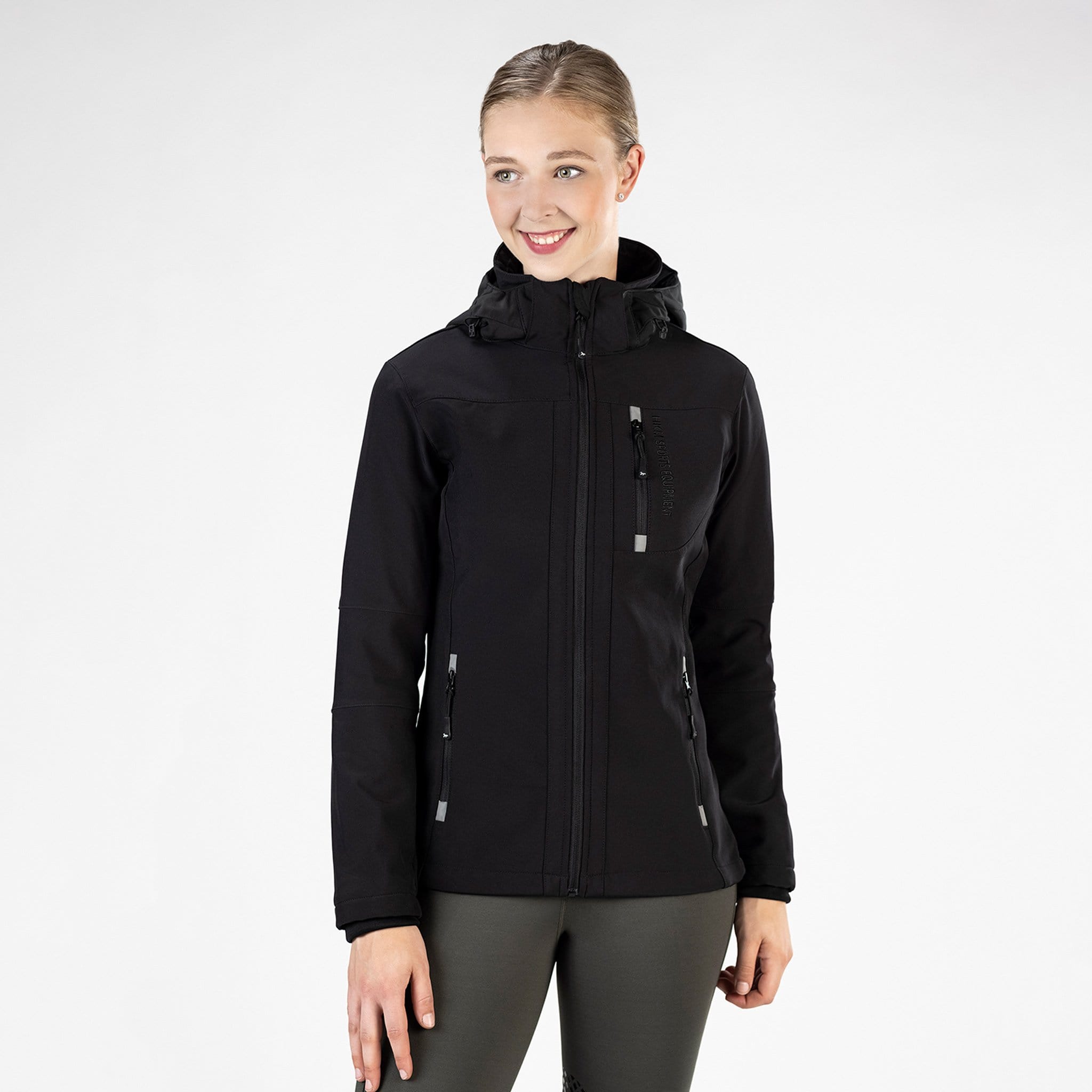 HKM Ladies Softshell Sport Jacket Black