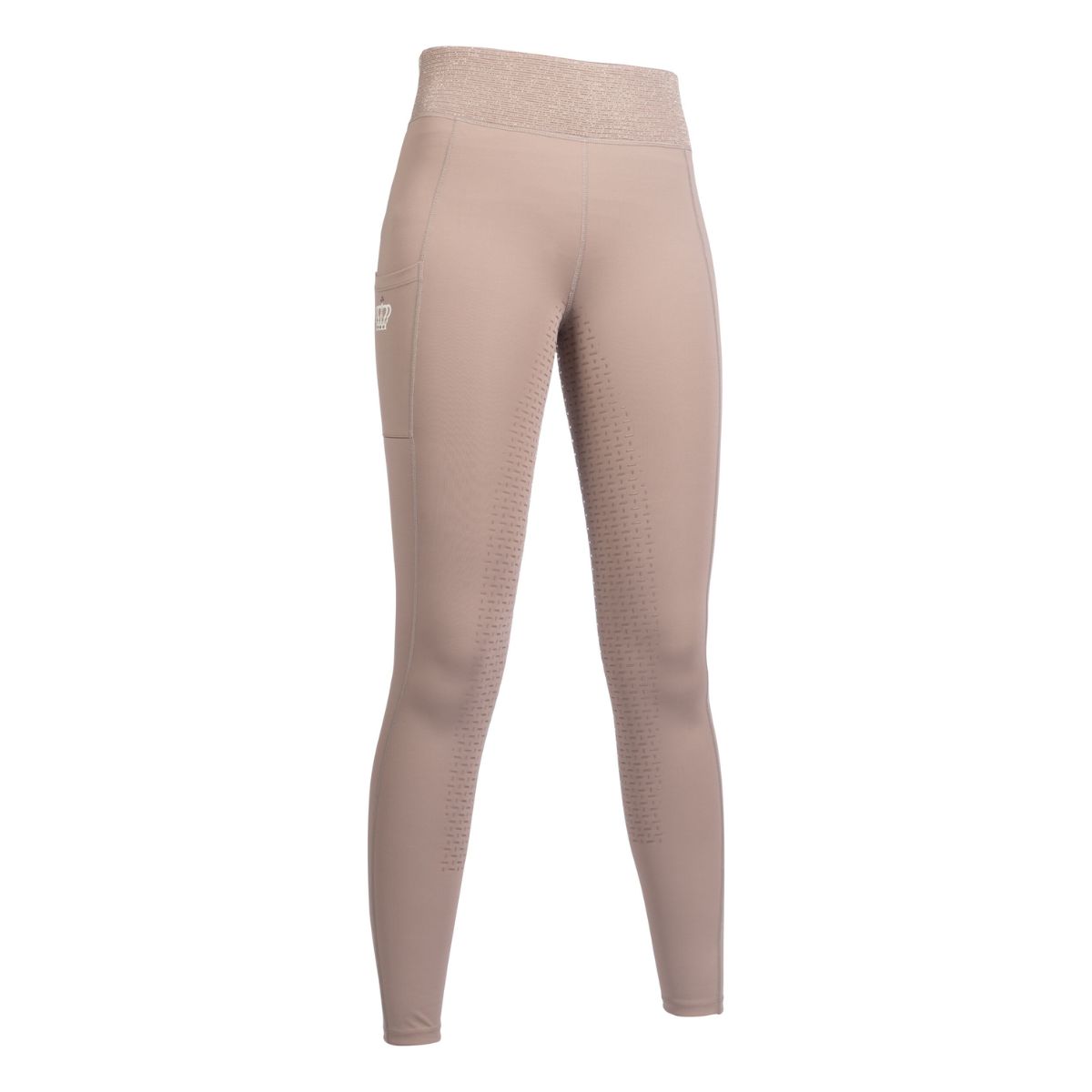 HKM Lavender Bay Competition Silicone Full Seat Riding Tights