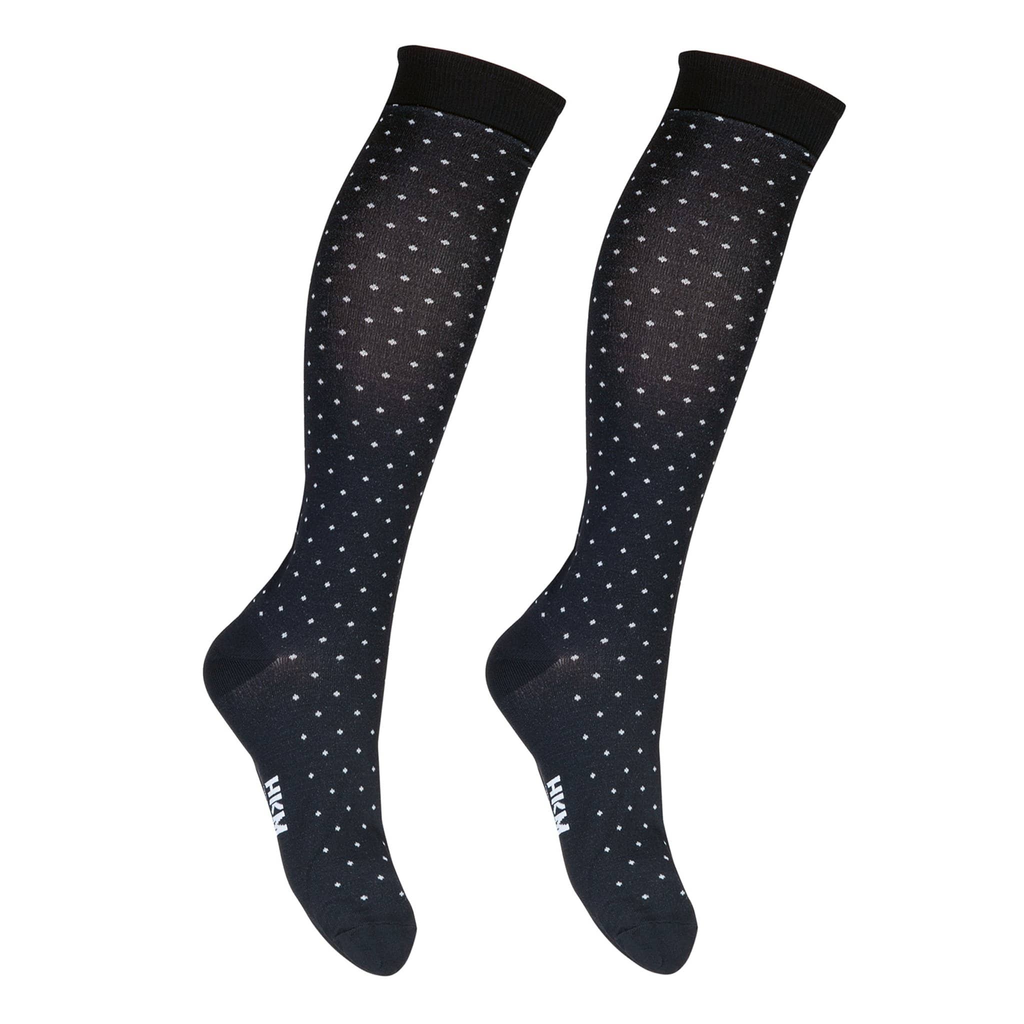 Hkm Lucky Riding Socks - UK 2.5 - 5 (EU 35-38) · Black