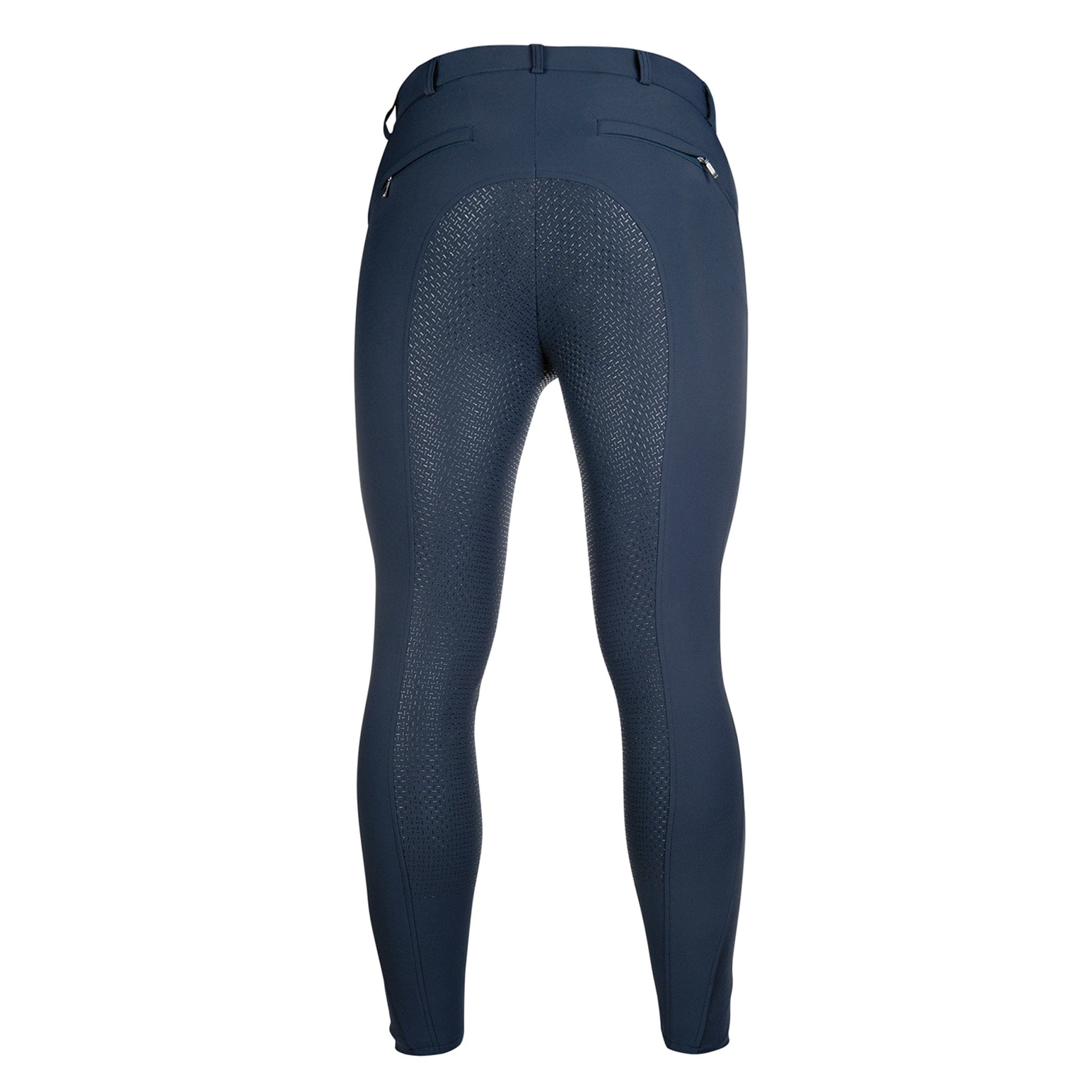 HKM Men's Sporty Silicone Full Seat Breeches 12583 Navy Rear