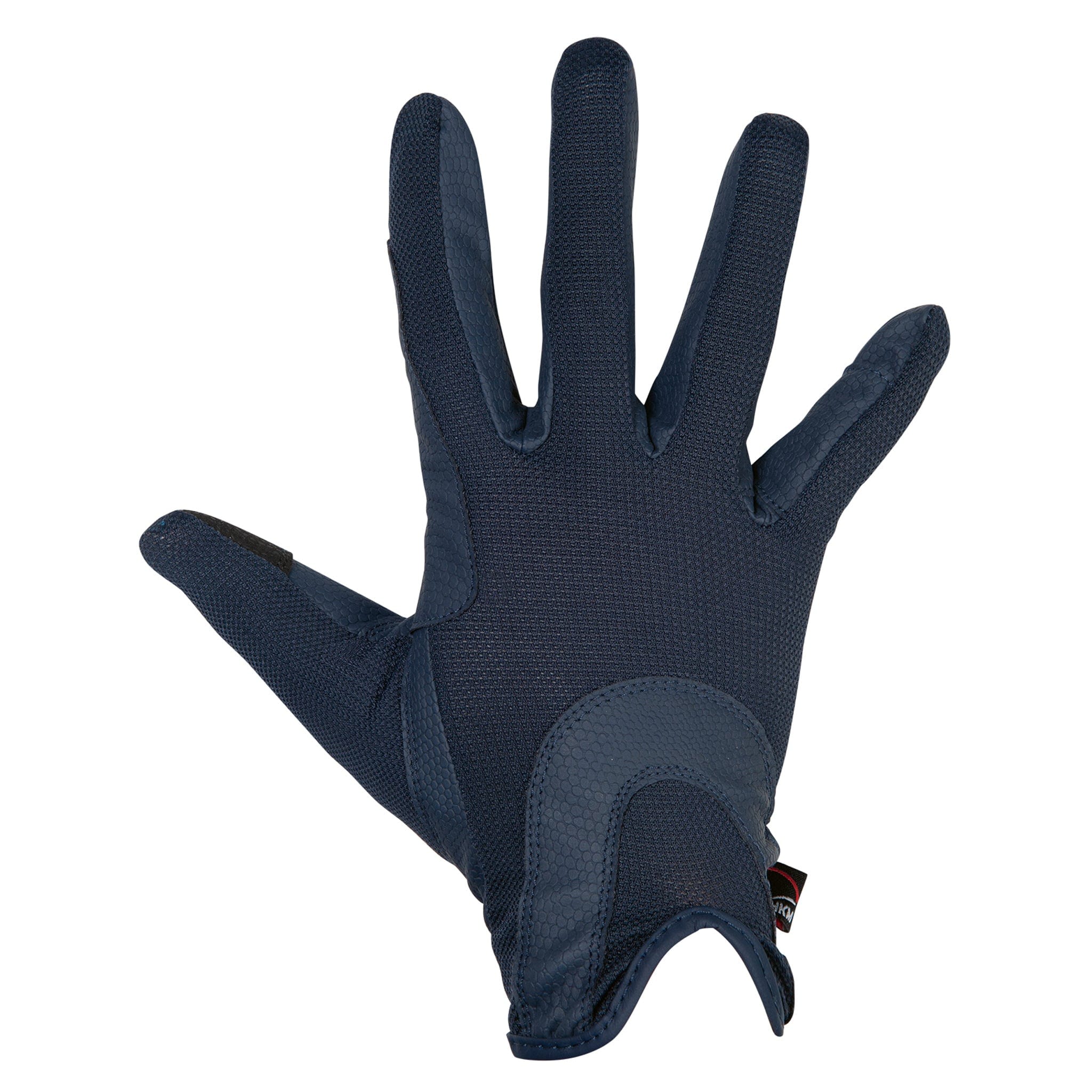 Hkm Mesh Grip Riding Gloves - 6 · Navy