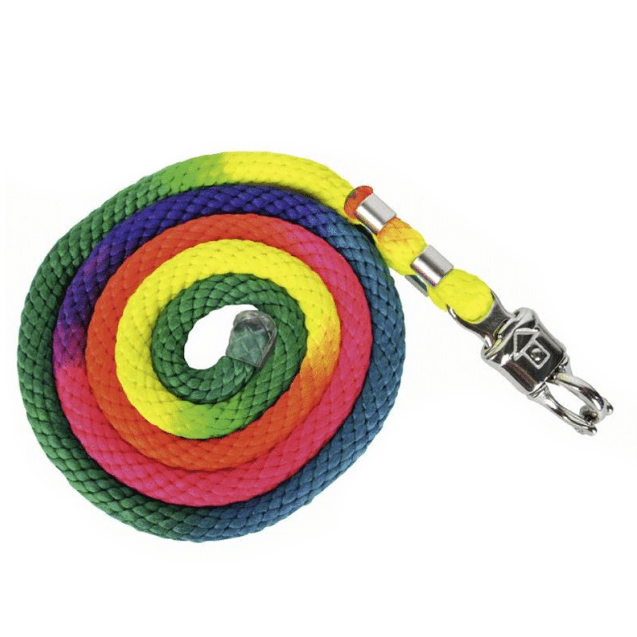 Hkm Multicoloured Leading Rope - Panic Safety Clip