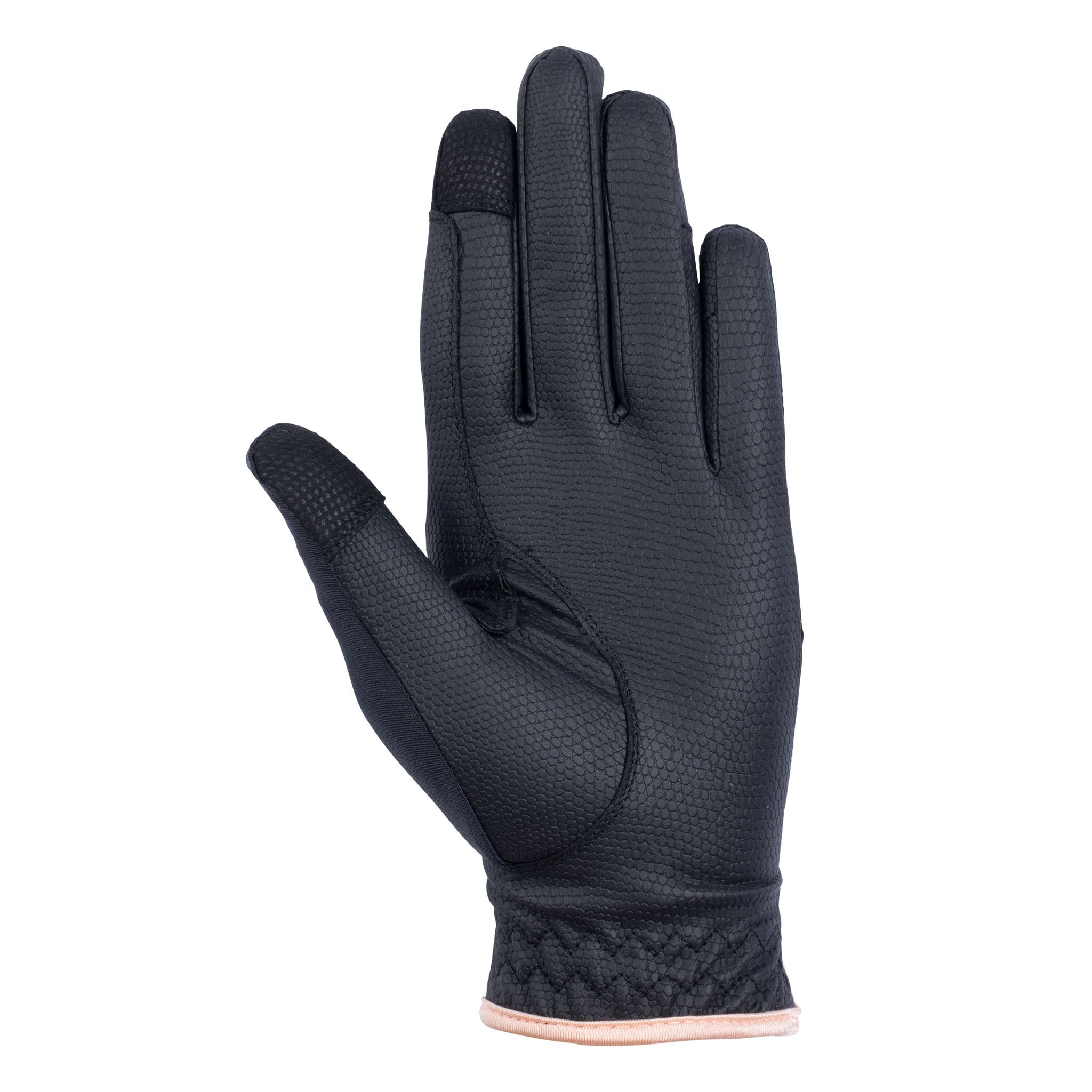 HKM Rose Gold Glamour Riding Gloves