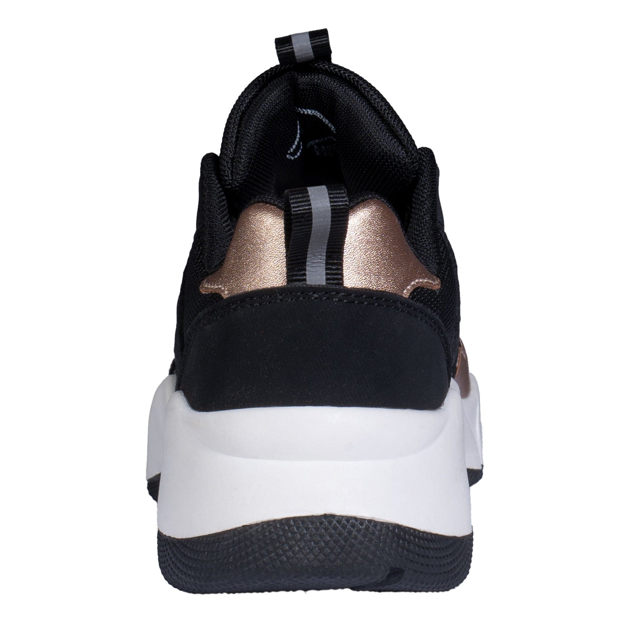 HKM Rose Gold Glamour Sneakers Black Studio 14010