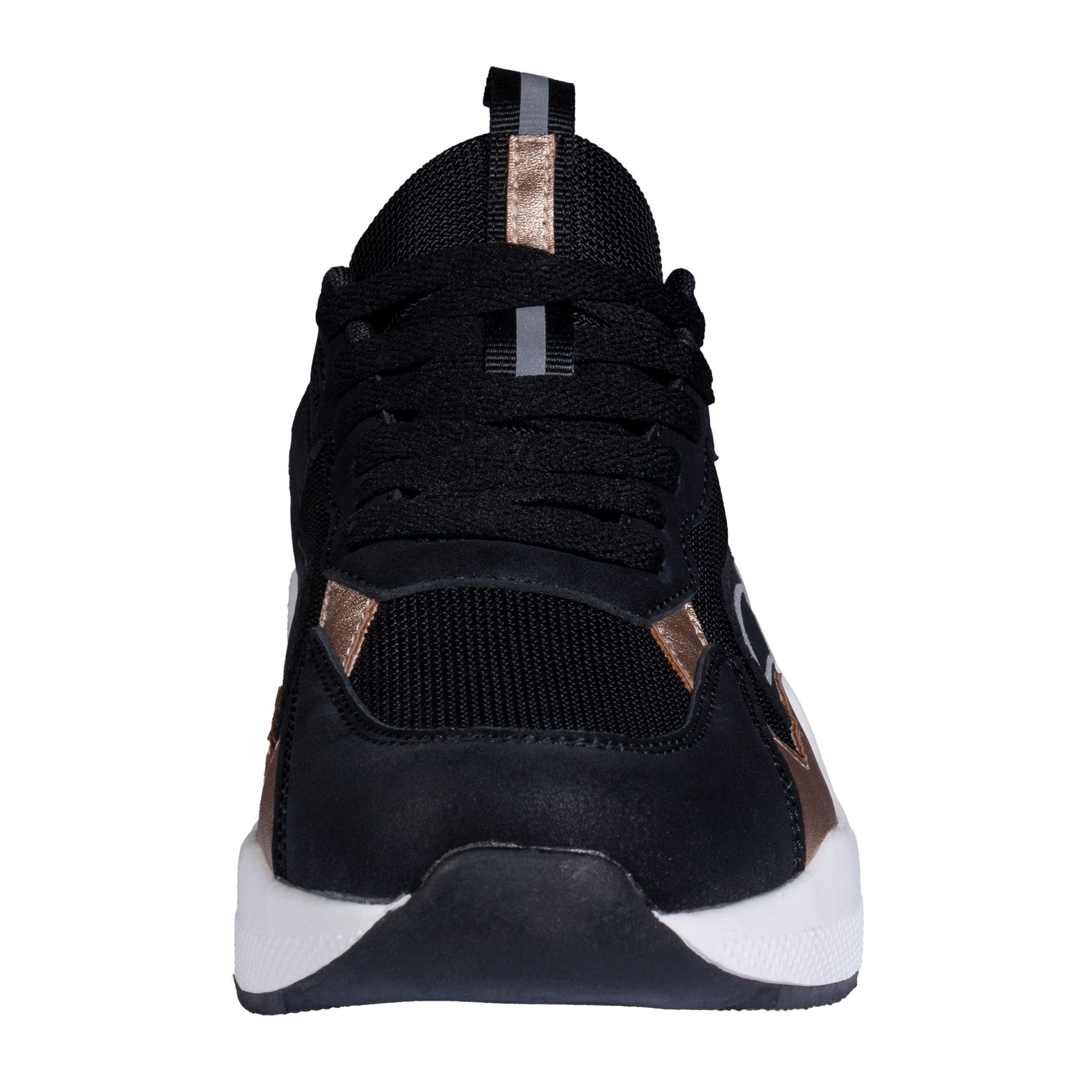HKM Rose Gold Glamour Sneakers Black Studio 14010