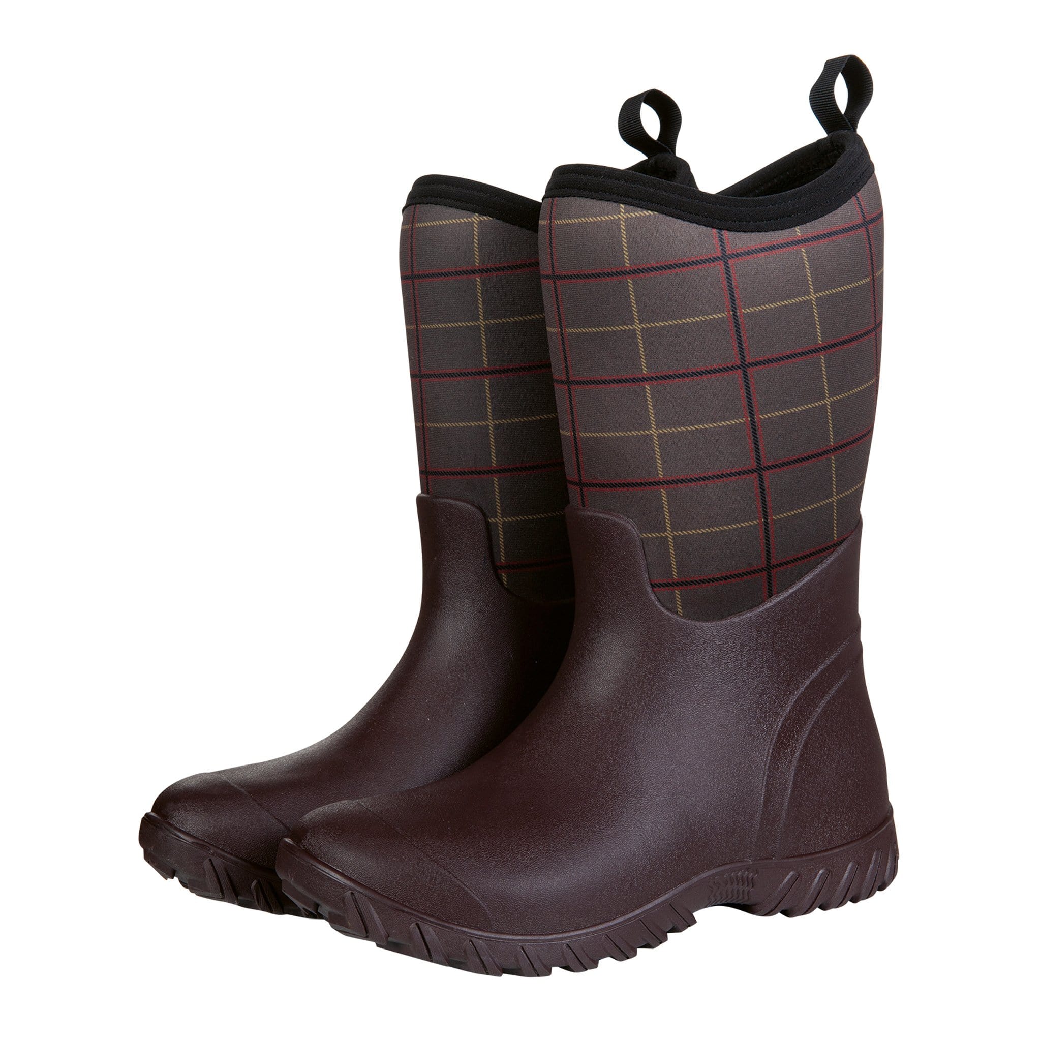 Hkm Soft Neoprene Boots - UK 3 · Brown Check