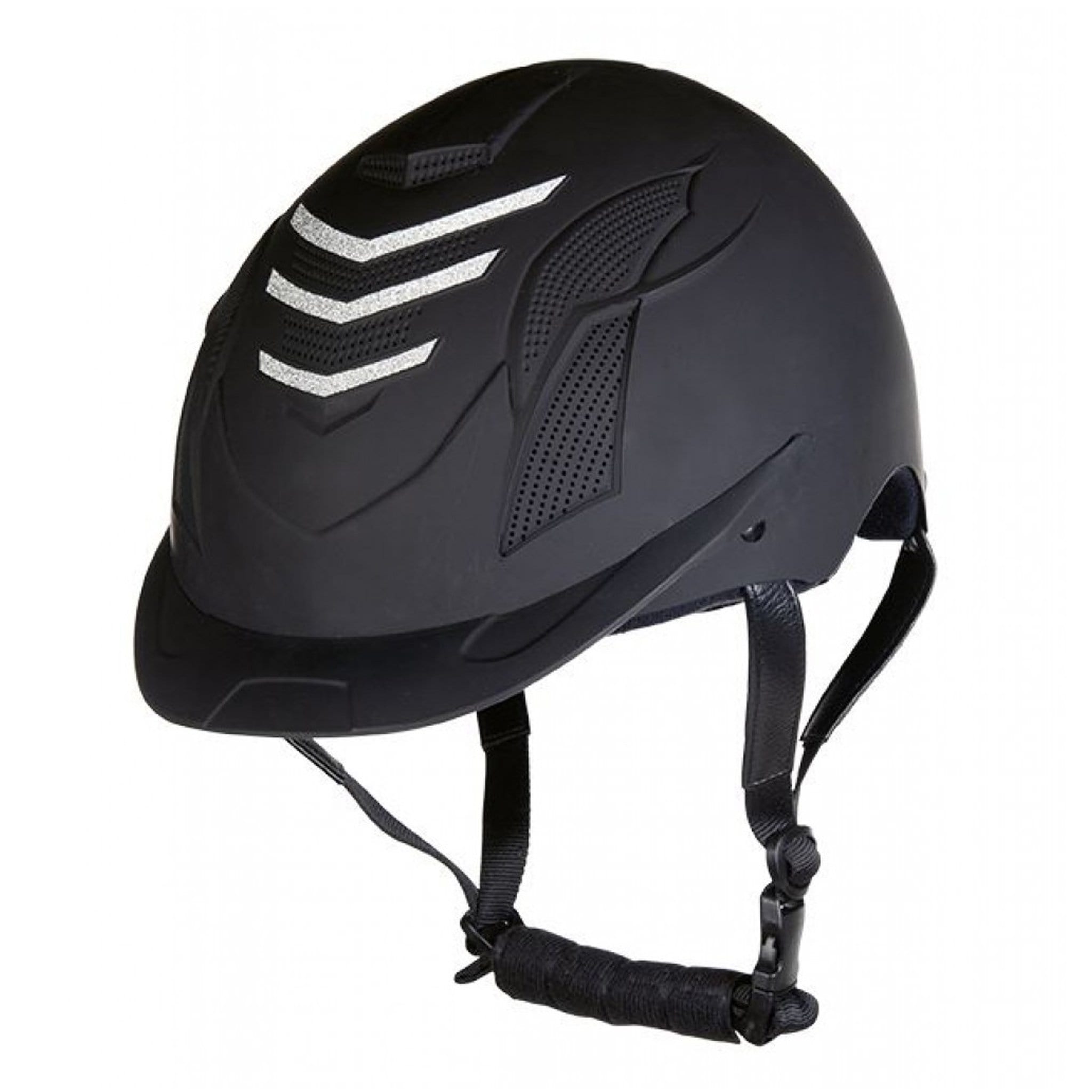 HKM Sportive Riding Hat 12535 Black Front View