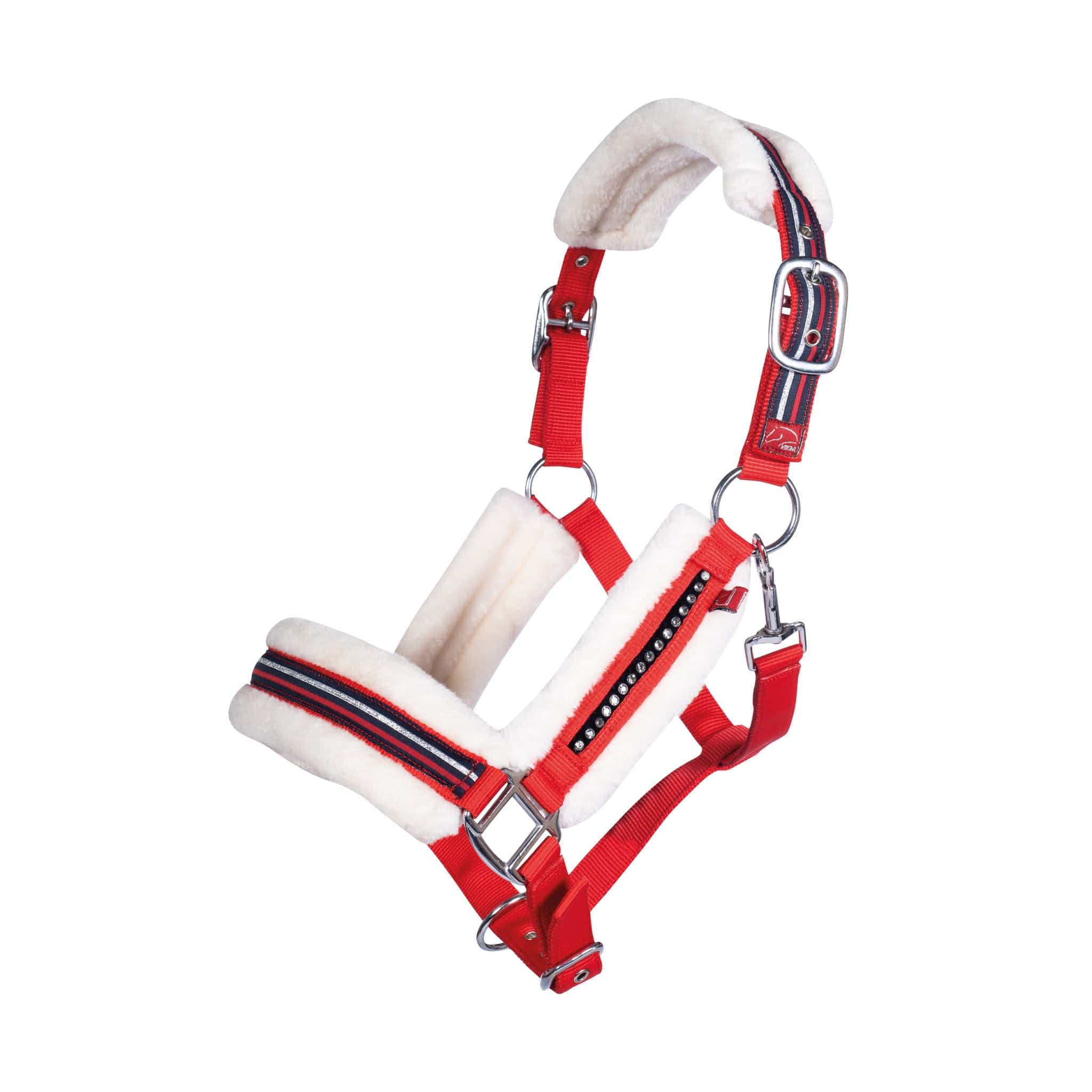 HKM Equine Sport Headcollar Red 13300