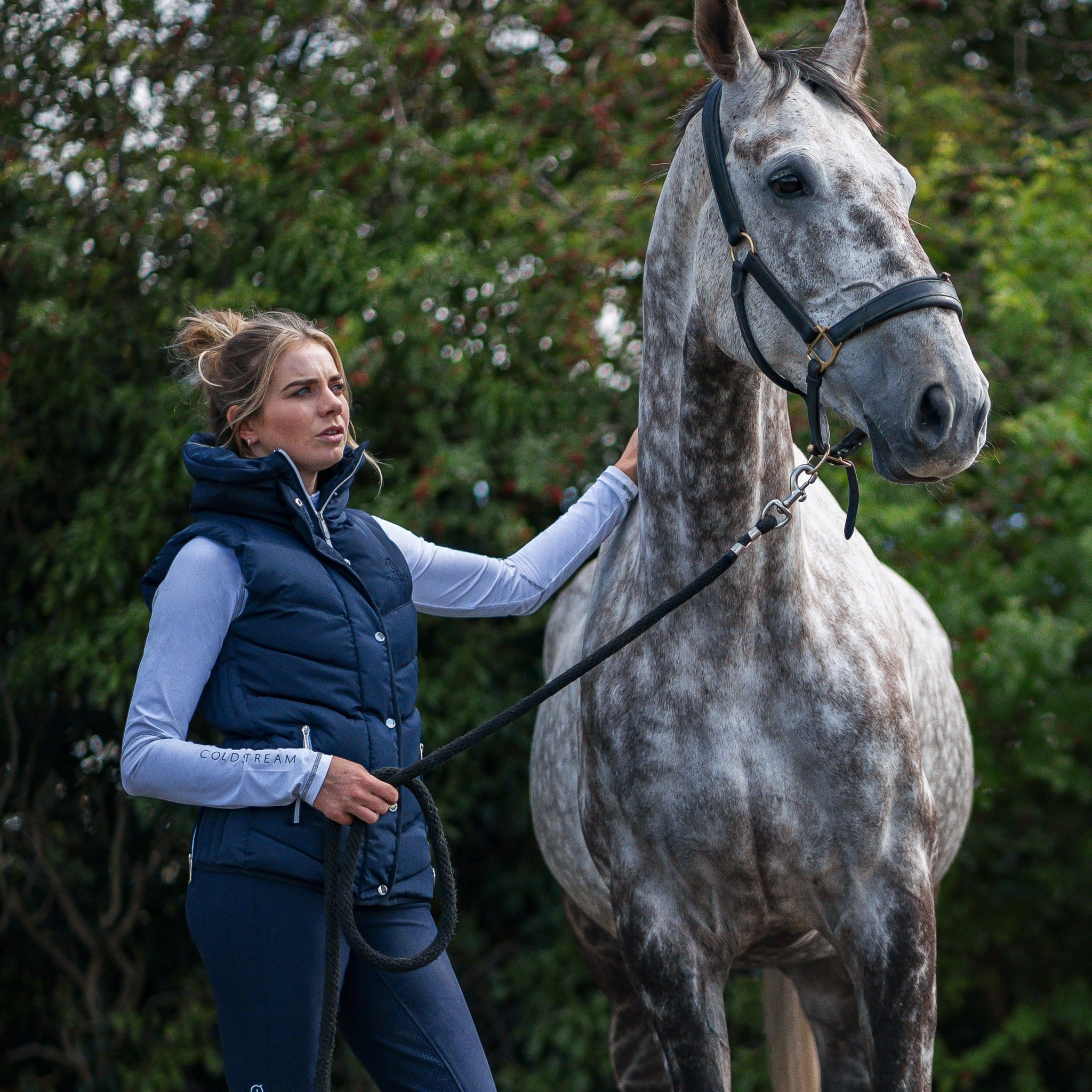 Coldstream Kimmerston Quilted Gilet Navy