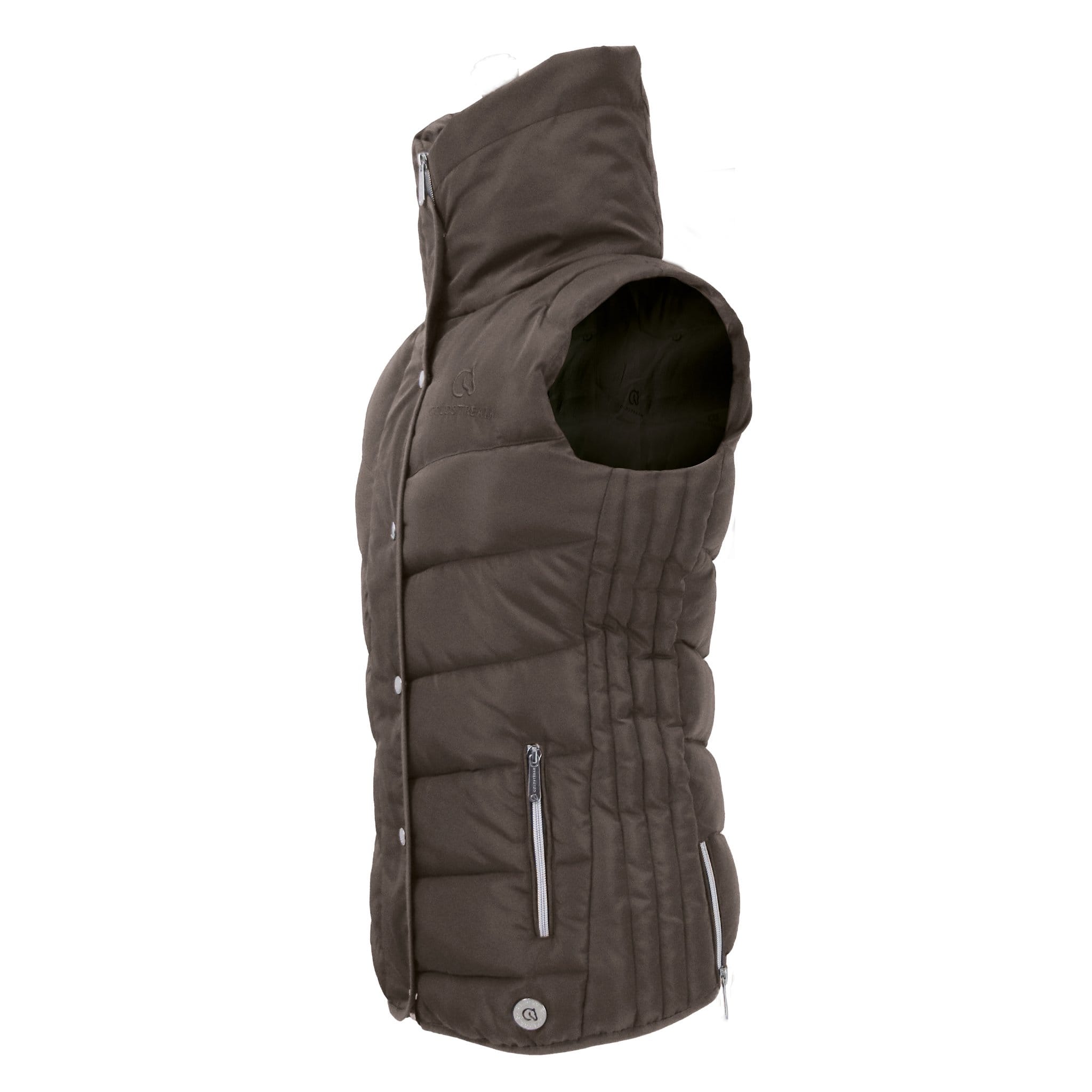 Coldstream Kimmerston Quilted Gilet 24137 Taupe Side