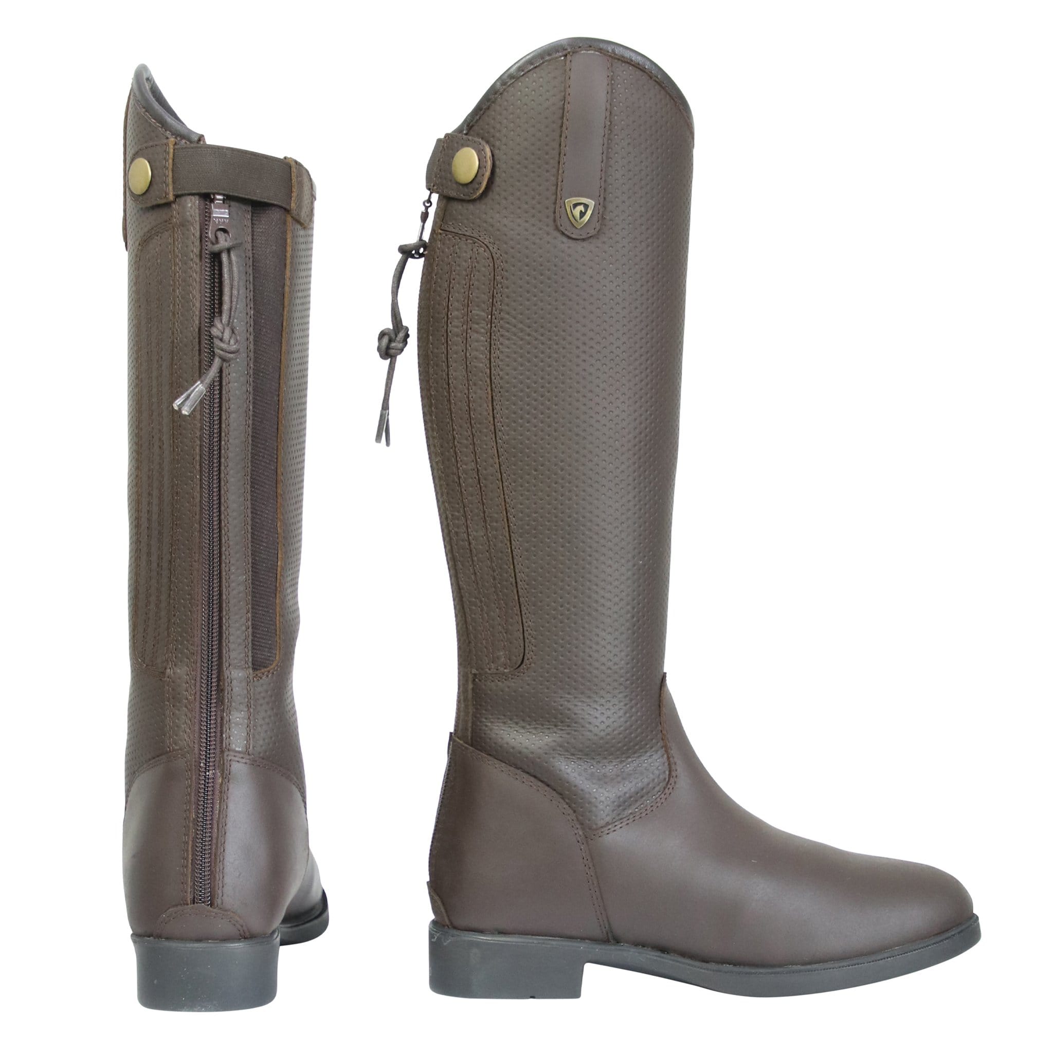 Hy Equestrian Children's Manarola Riding Boots 33001 Brown Pair