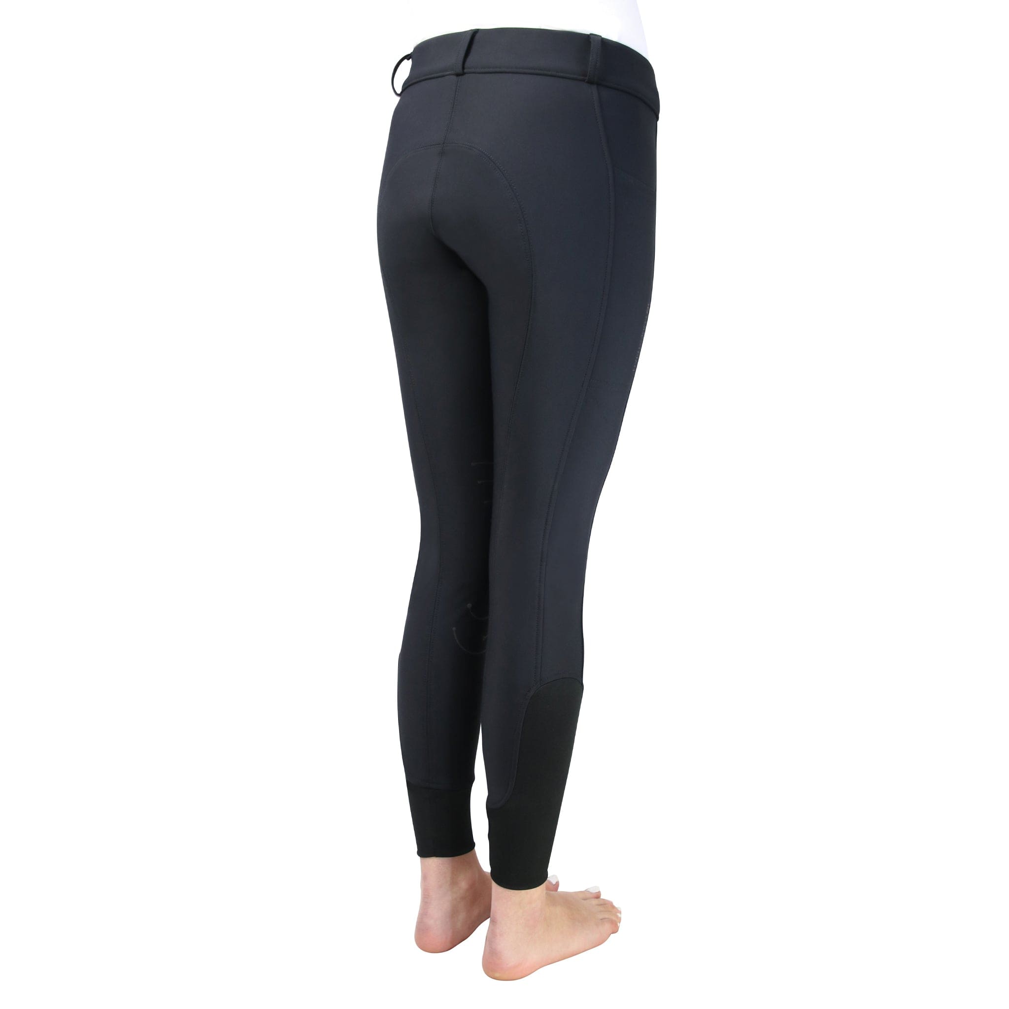 Hy Equestrian Glacial Softshell Silicone Knee Patch Riding Tights