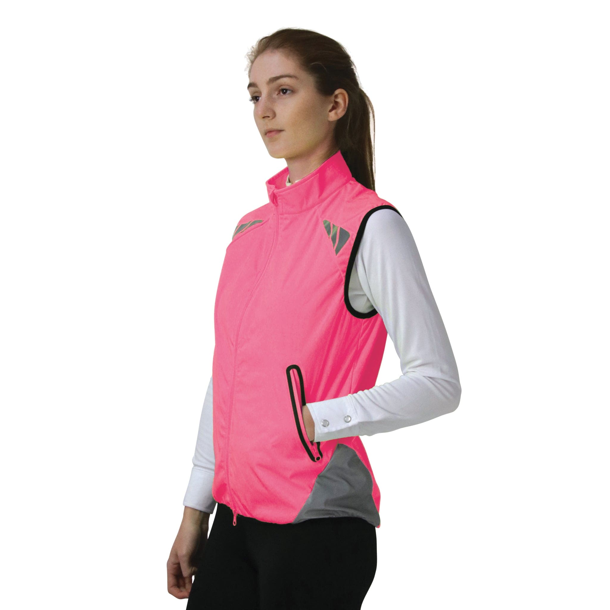 Hy Equestrian Reflector Hi Viz Gilet