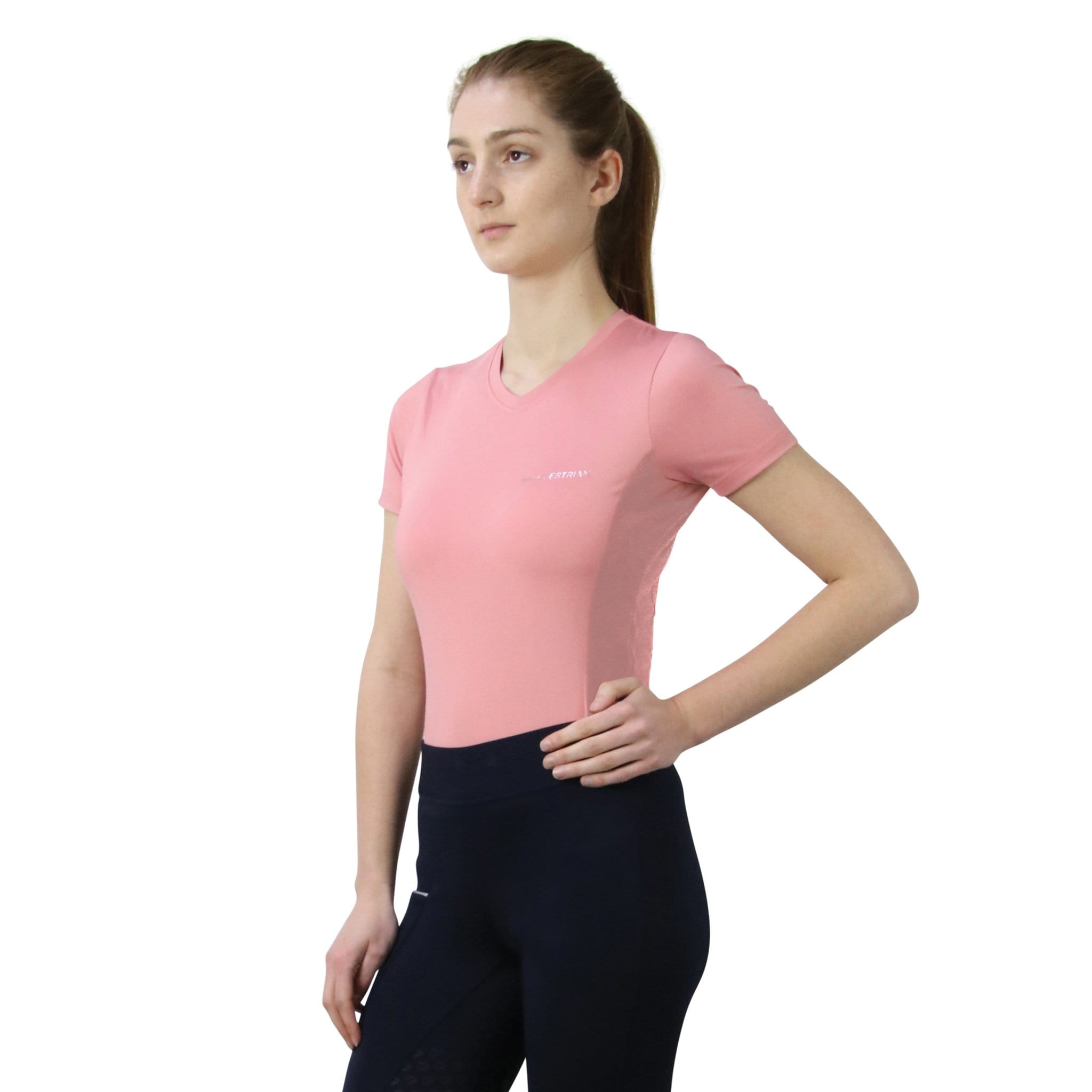 Hy Equestrian Synergy t-Shirt - UK 14 (L) · Rose